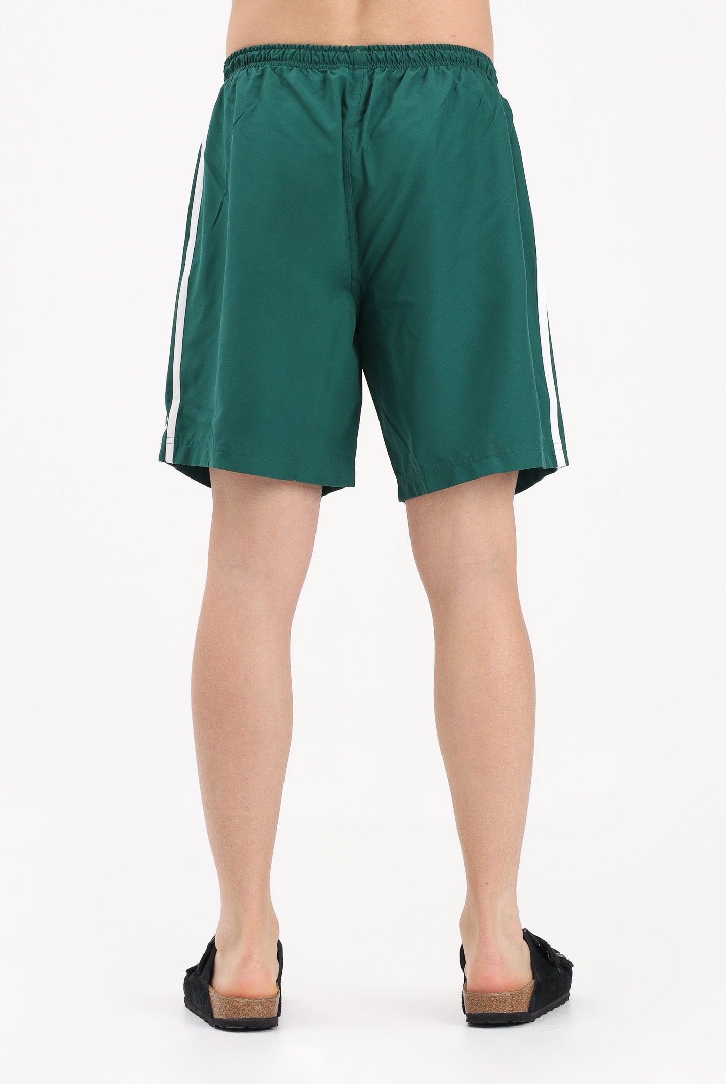 ADIDAS ORIGINALS Shorts mare ADICOLOR 3 STRIPES verde da uomo JZ8477 . ADIDAS ORIGINALS