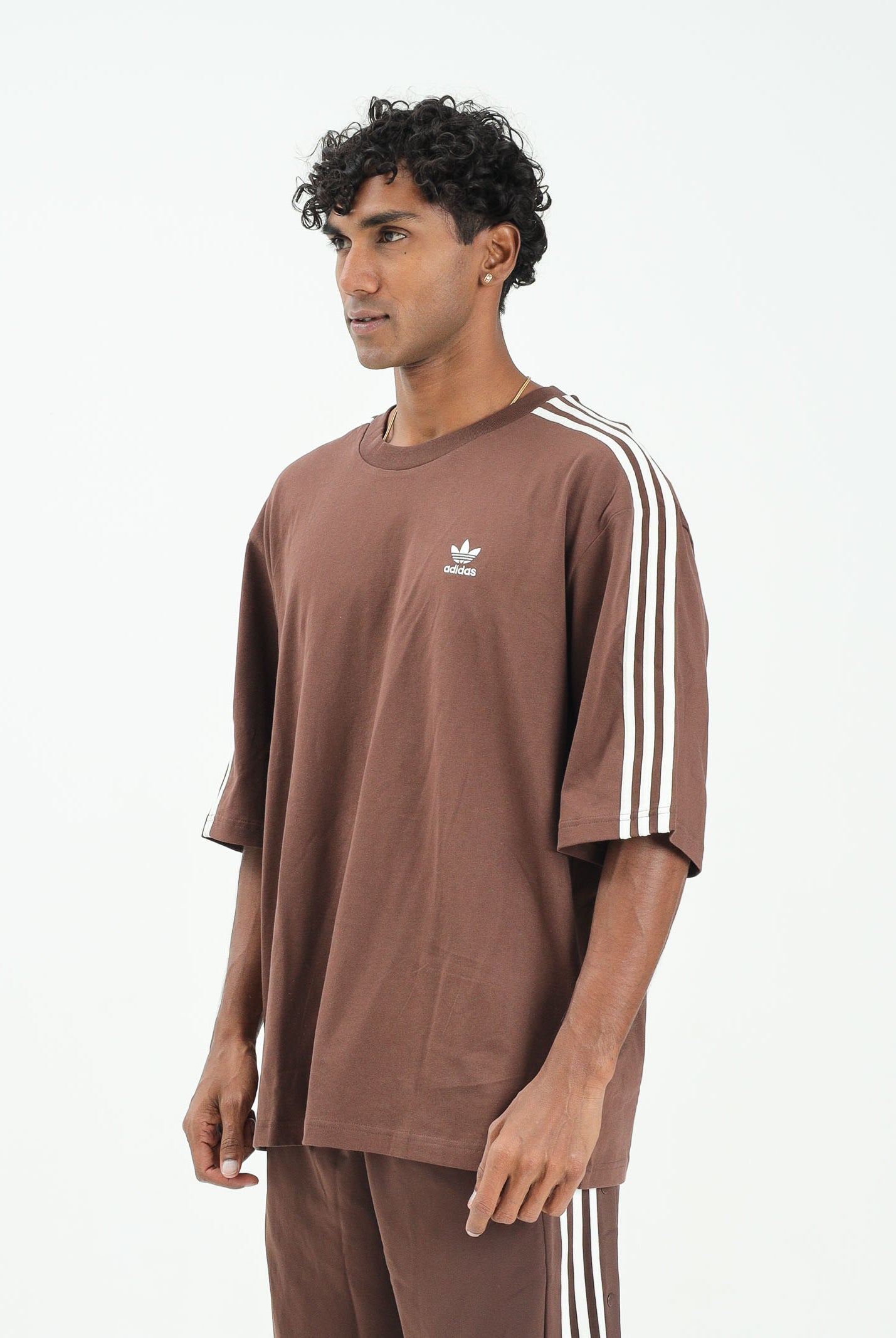 ADIDAS ORIGINALS T-shirt a manica corta adicolor Oversized marrone da uomo KA0476 . ADIDAS ORIGINALS