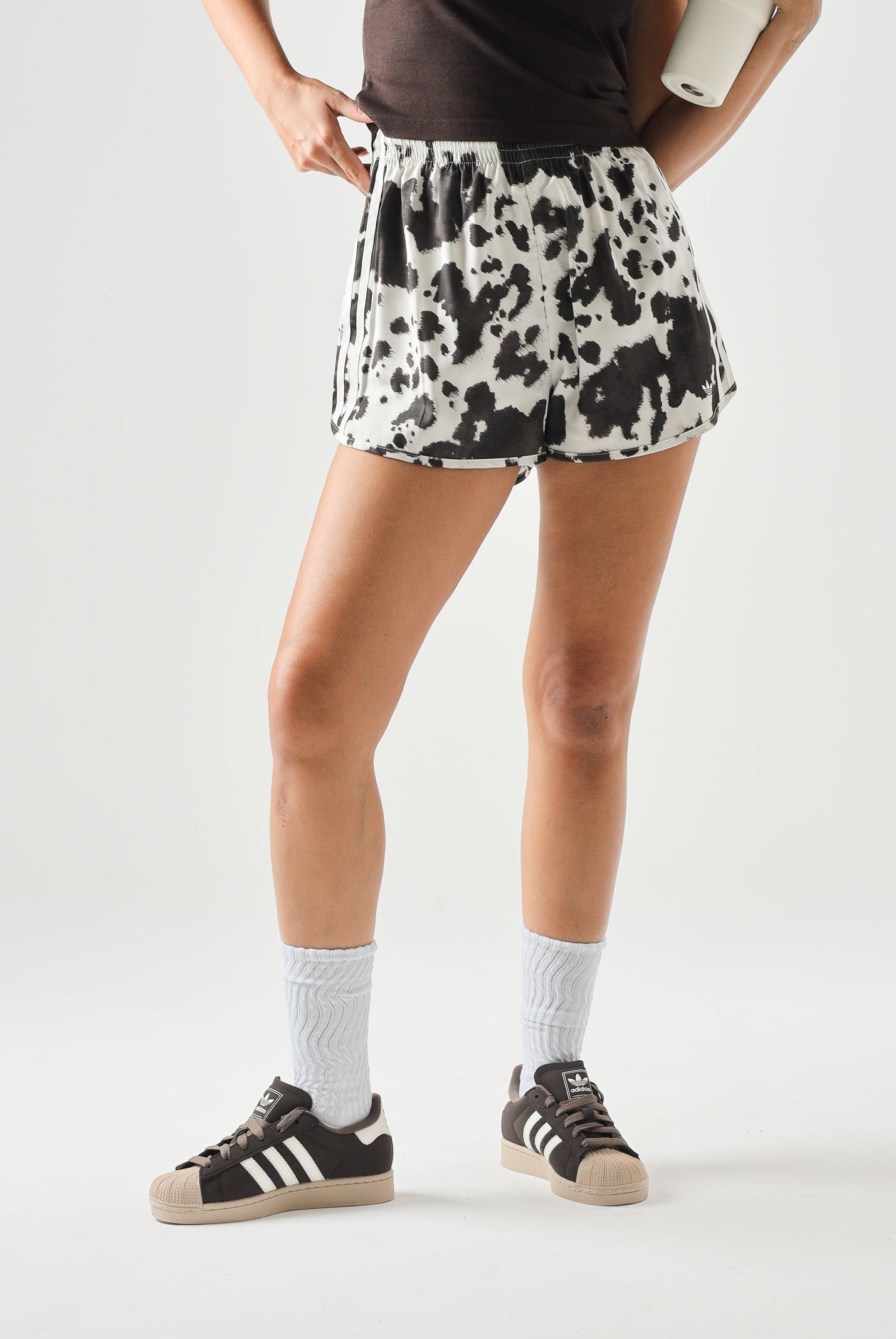 ADIDAS ORIGINALS Shorts sportivo Satin panna da donna KA2674 . ADIDAS ORIGINALS