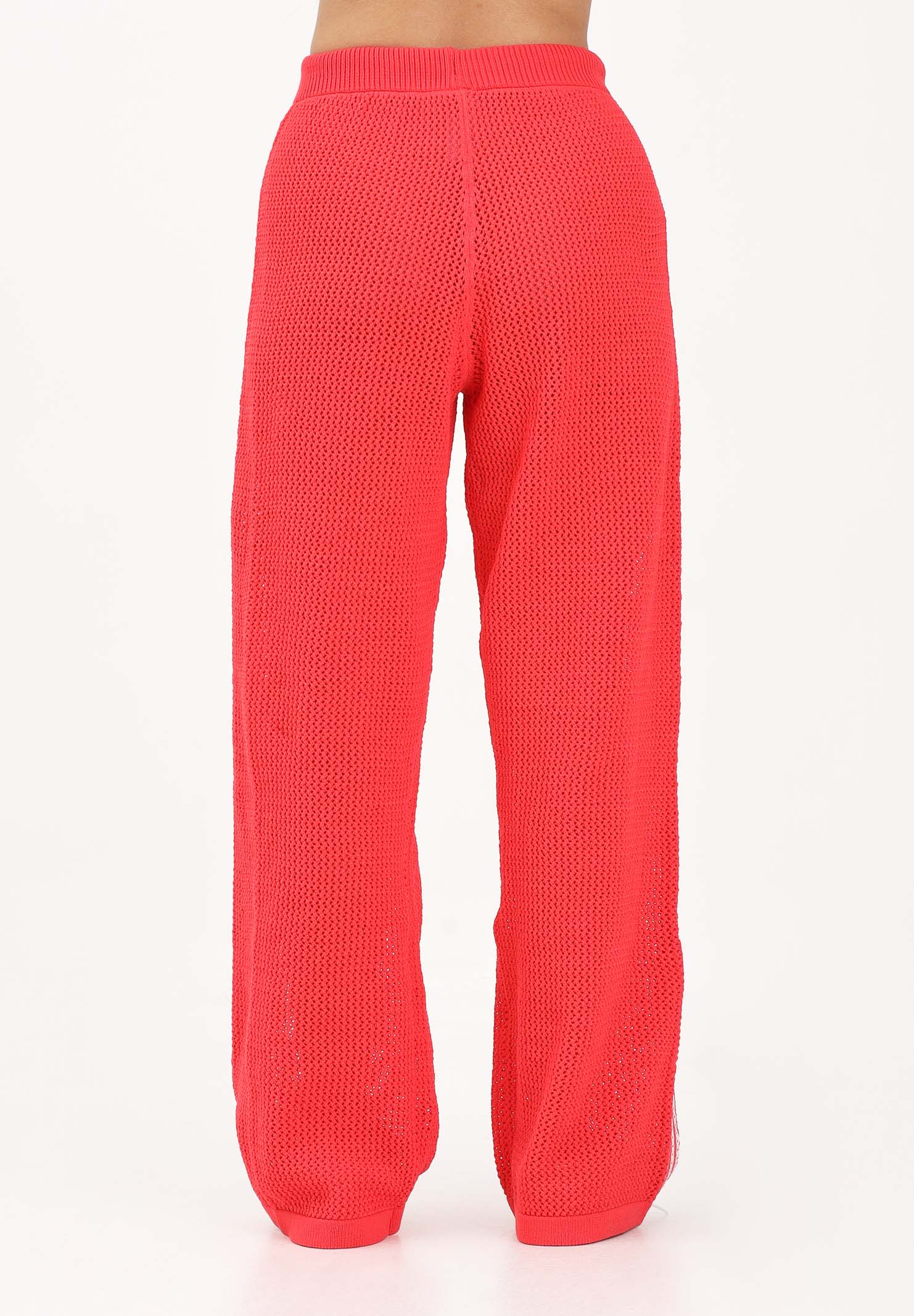 ADIDAS ORIGINALS Pantalone KNITTED CROCHET FIREBIRD corallo da donna KC6492 . ADIDAS ORIGINALS