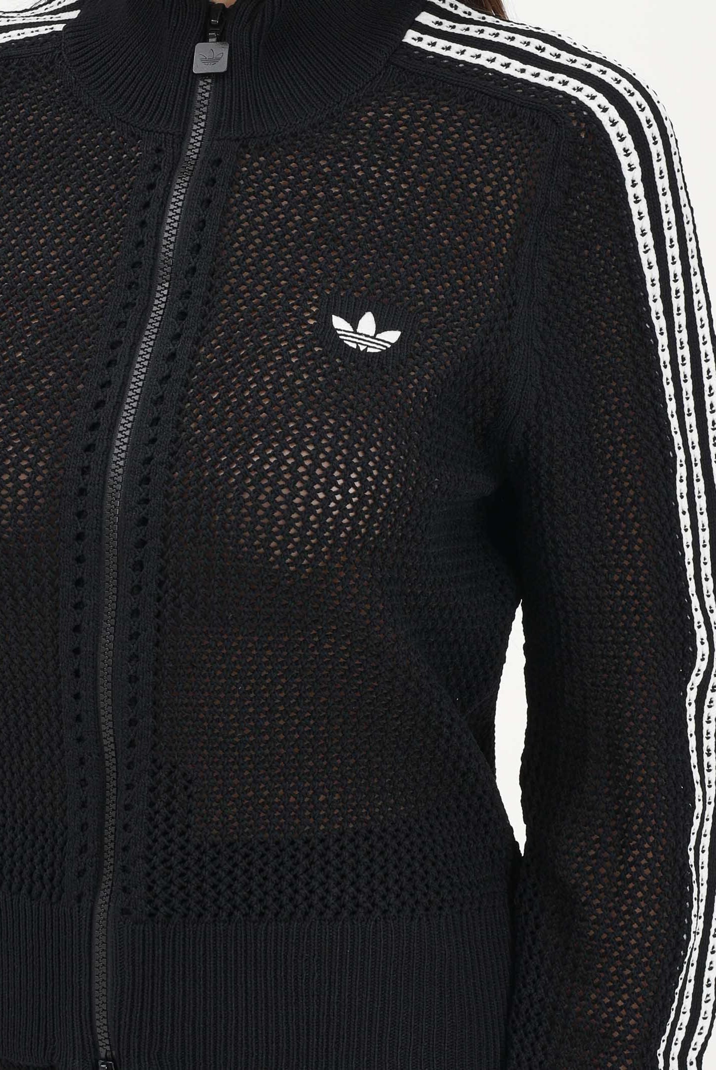 ADIDAS ORIGINALS Cardigan Firebird nero da donna KC6497 . ADIDAS ORIGINALS