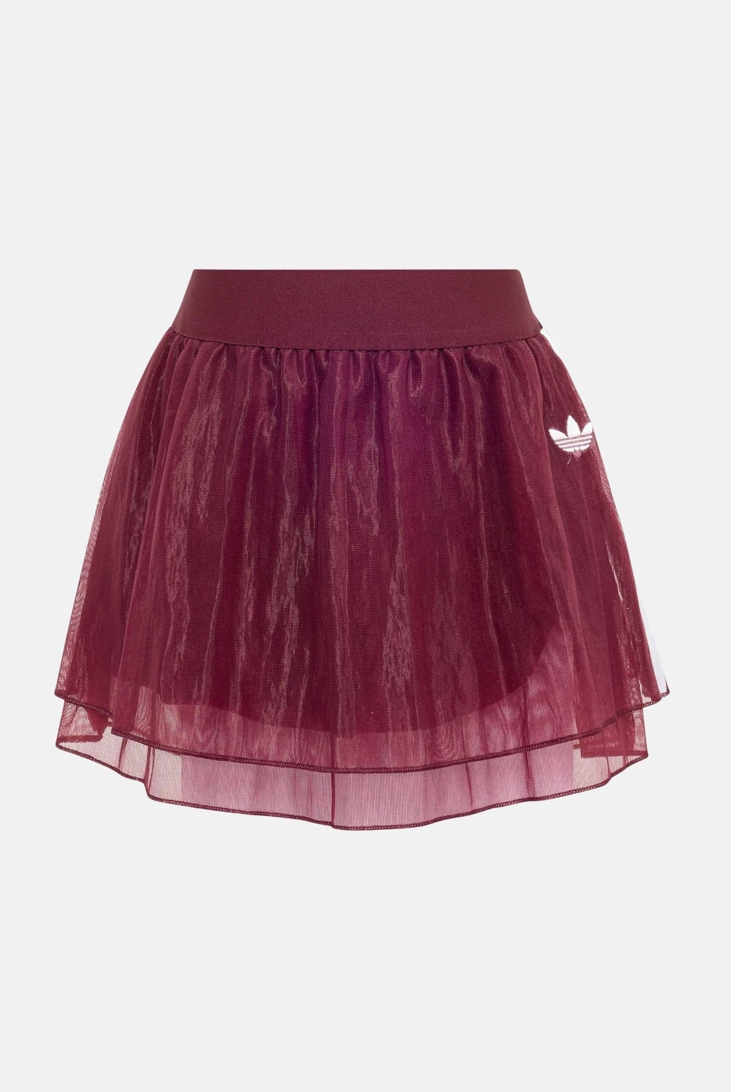 ADIDAS ORIGINALS Gonna in tulle corta bordeaux da bambina KC6798 . ADIDAS ORIGINALS