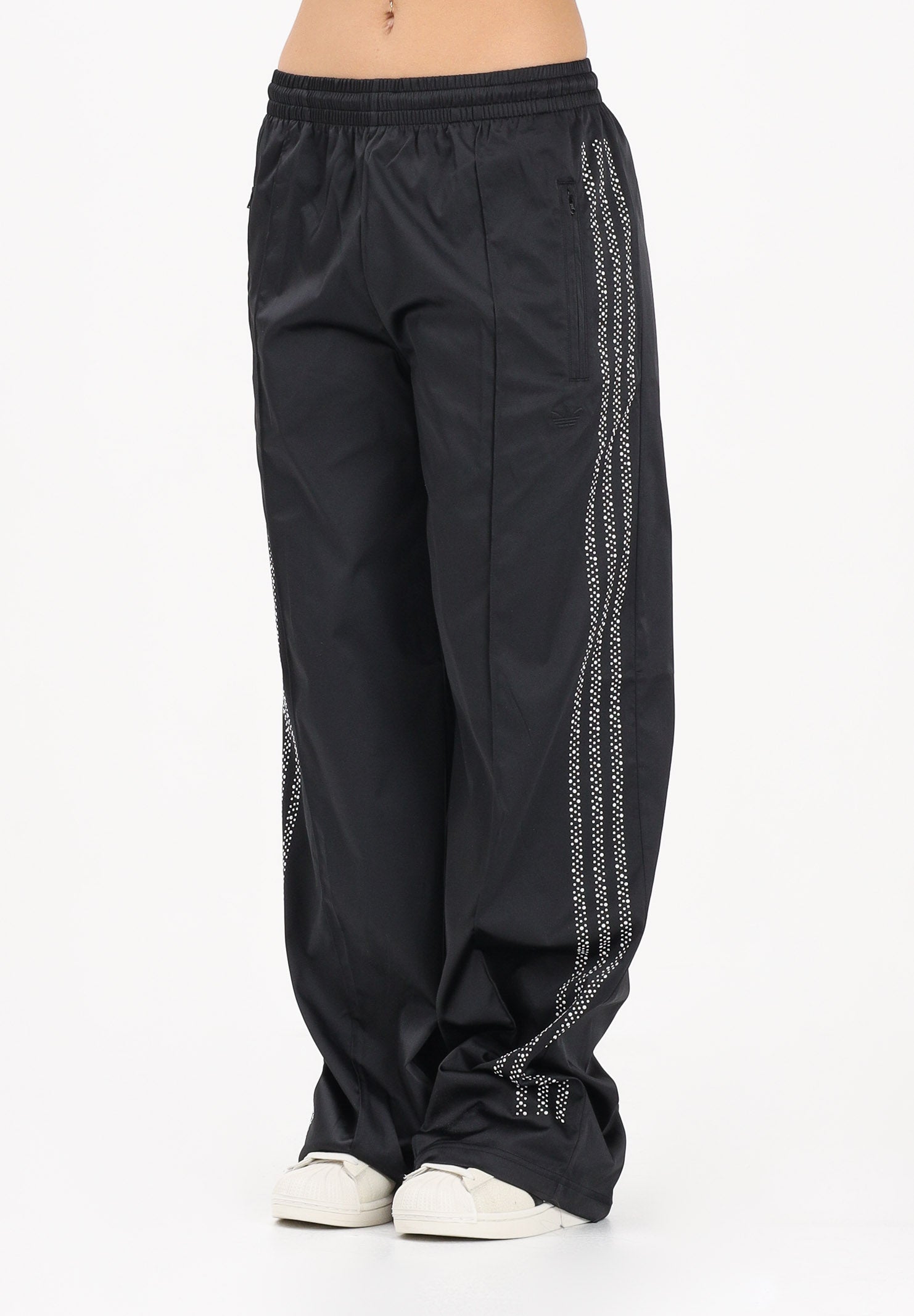 ADIDAS ORIGINALS Pantalone sportivo PEARL FIREBIRD LOOSE nero da donna KC7863 . ADIDAS ORIGINALS