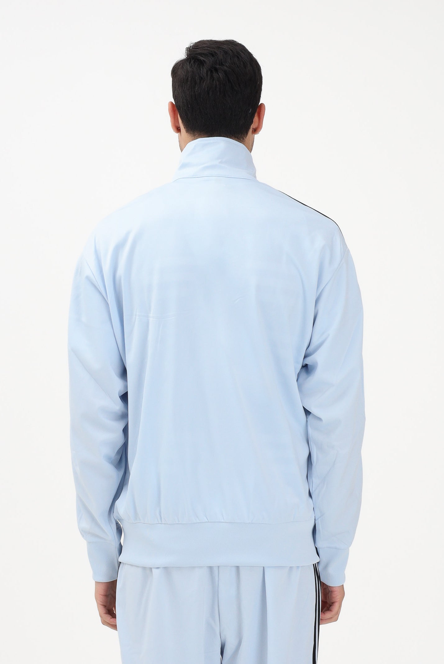 ADIDAS ORIGINALS Felpa con zip Firebird azzurra da uomo KC7997 . ADIDAS ORIGINALS