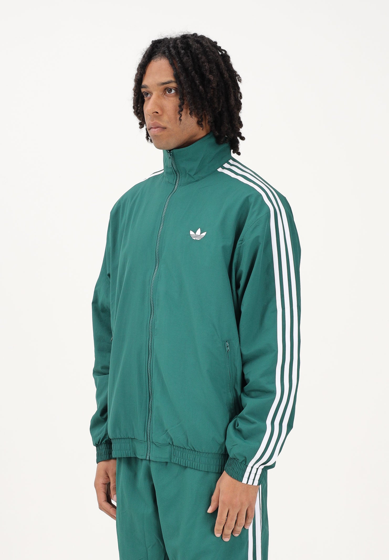 ADIDAS ORIGINALS Giacca a vento FIREBIRD WOVEN verde da uomo KC8018 . ADIDAS ORIGINALS