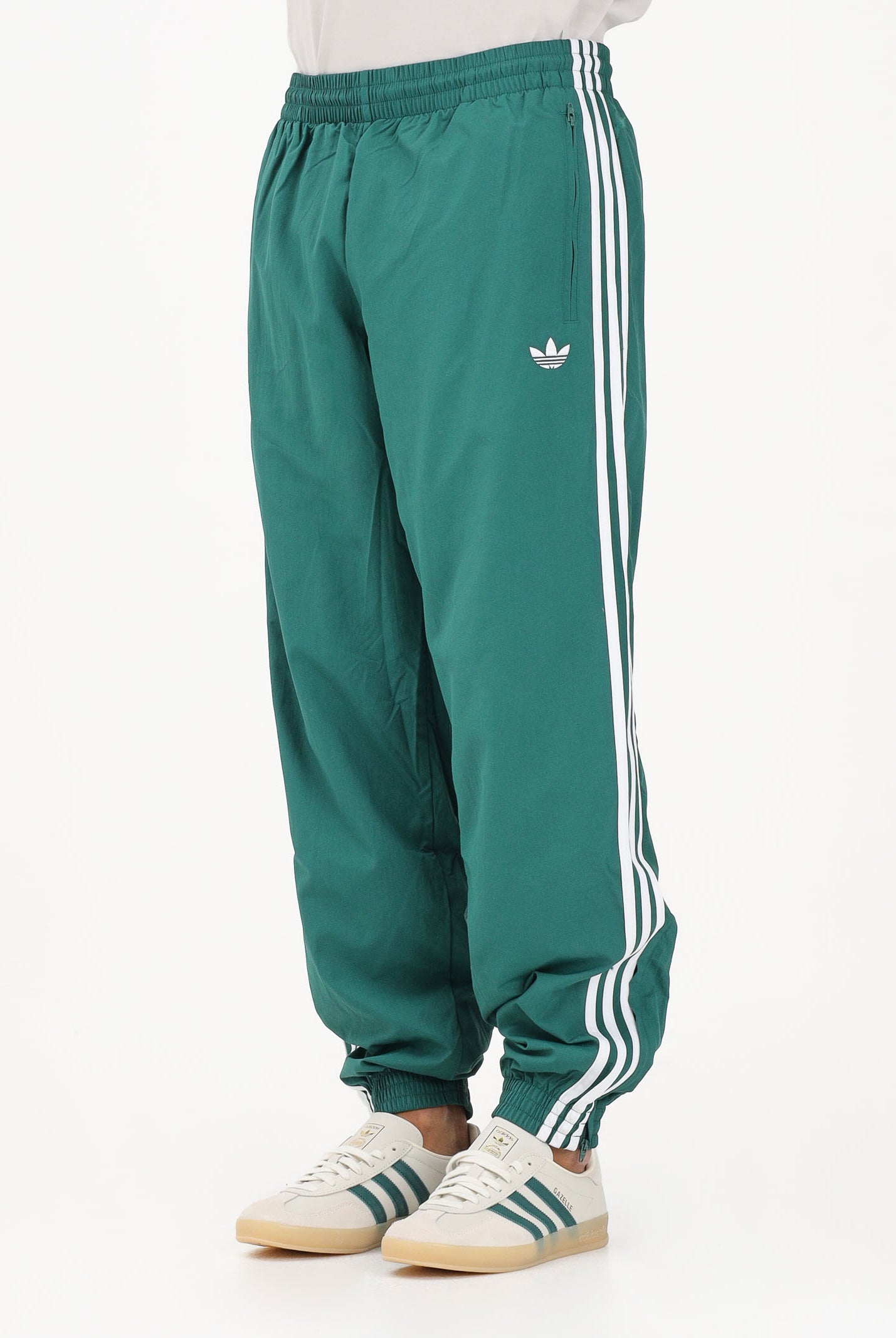 ADIDAS ORIGINALS Pantalone sportivo Firebird verde da uomo KC8032 . ADIDAS ORIGINALS