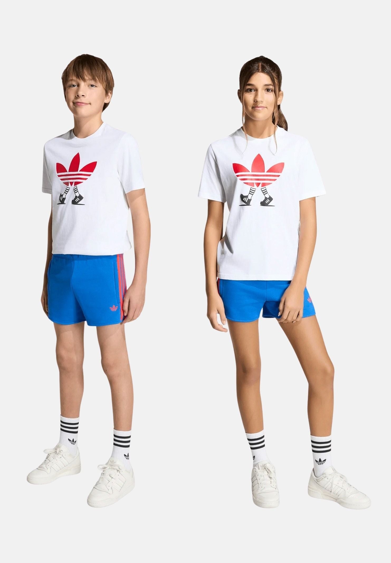 ADIDAS ORIGINALS shorts 3-Stripes blu junior unisex. KC8666 . ADIDAS ORIGINALS