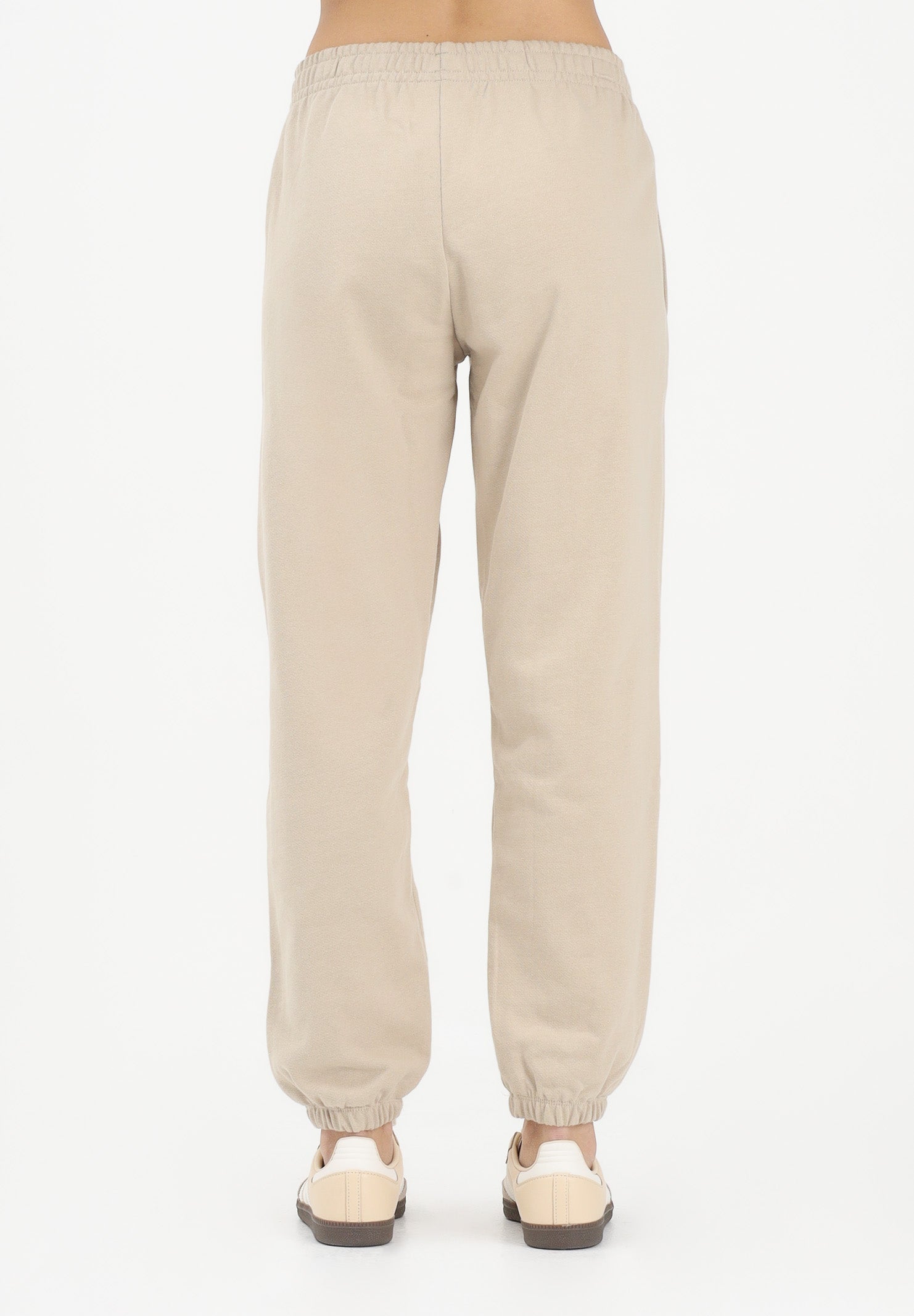 ADIDAS ORIGINALS Pantalone sportivo Essentials French Terry Regular Cuffed beige da donna KC9076 . ADIDAS ORIGINALS