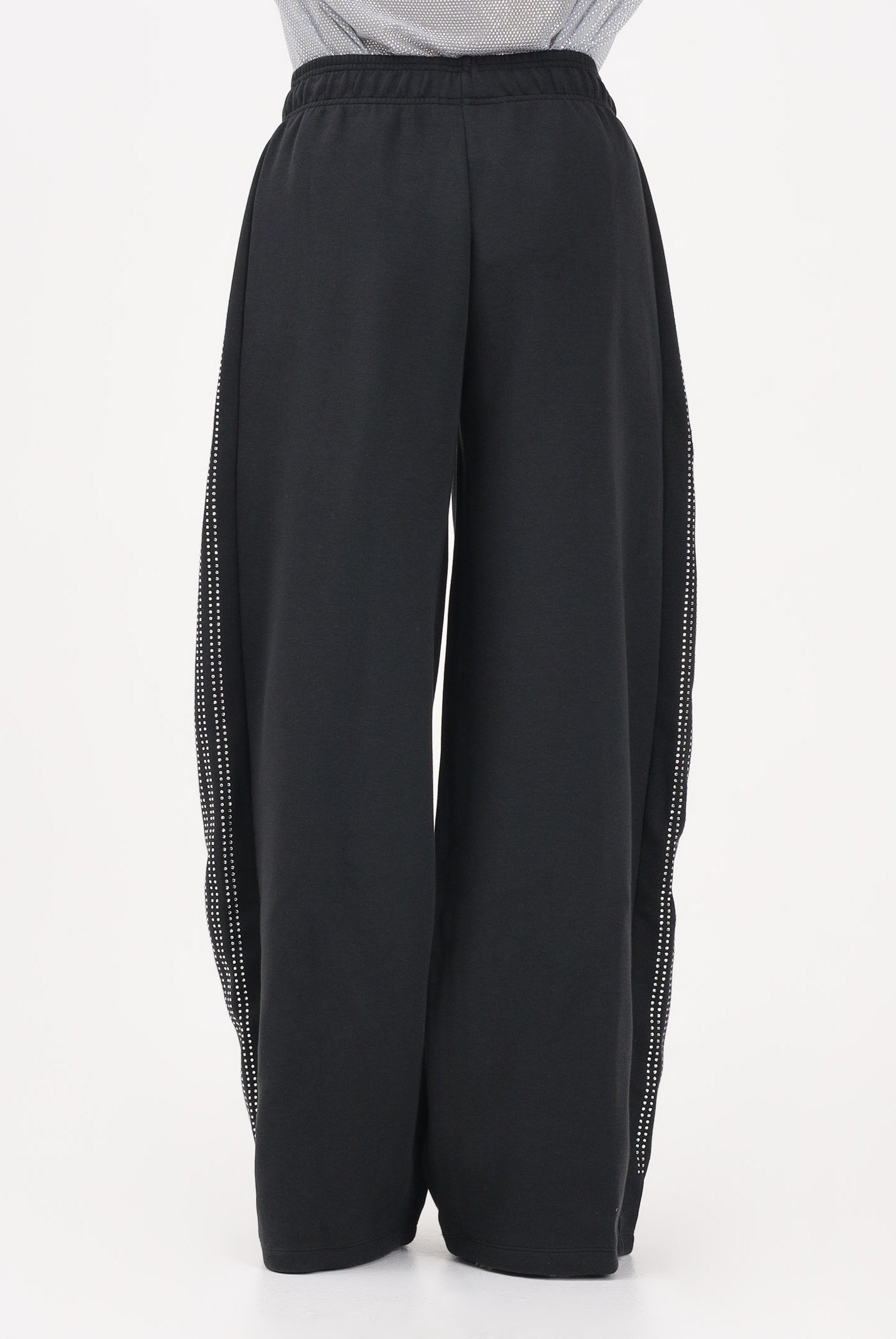 ADIDAS ORIGINALS Pantalone sportivo TEAMGEIST RHINESTONE nero da donna KD0498 . ADIDAS ORIGINALS
