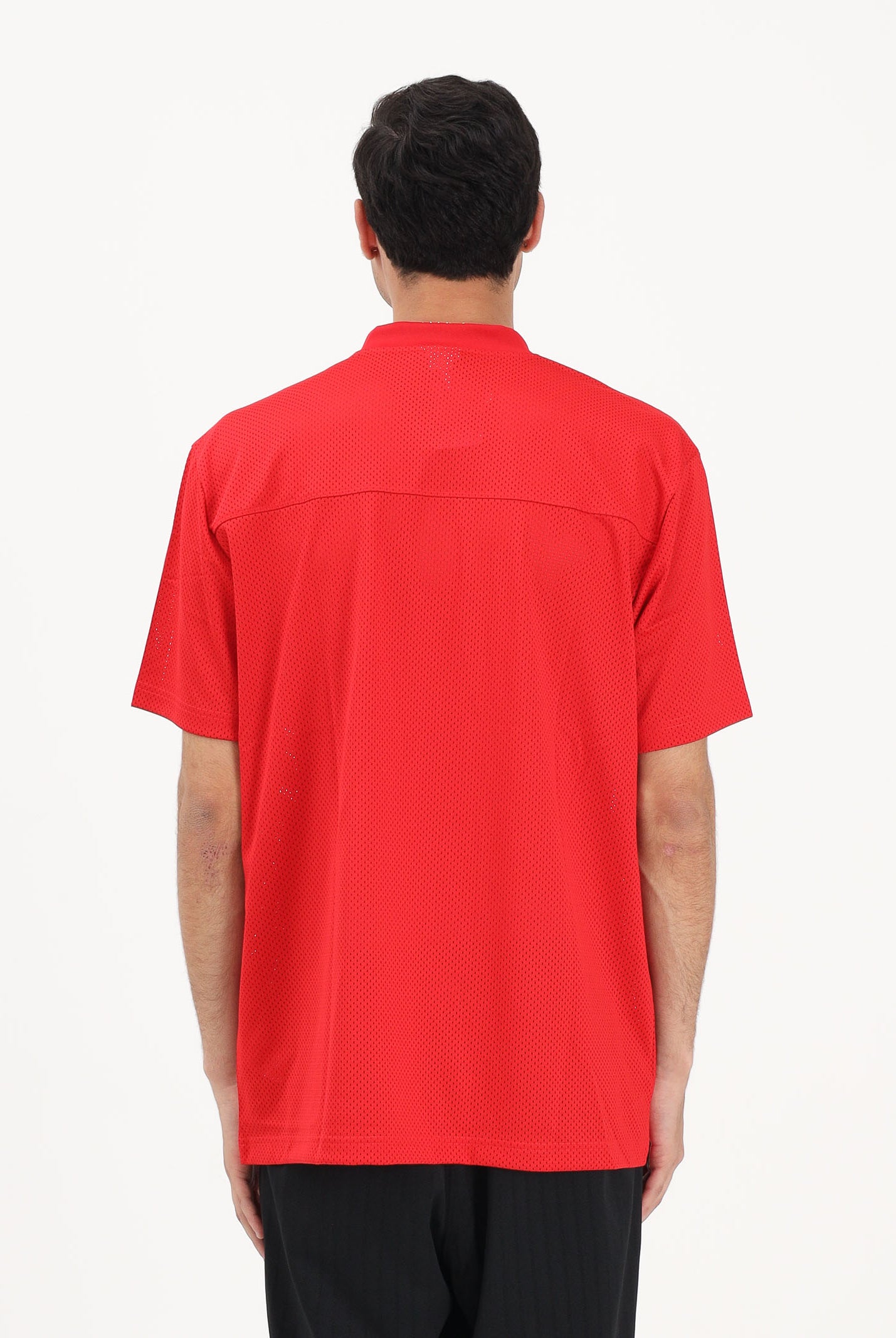 ADIDAS ORIGINALS T-shirt a manica corta JERSEY VARSITY FOOTBALL rossa da uomo KD0522 . ADIDAS ORIGINALS