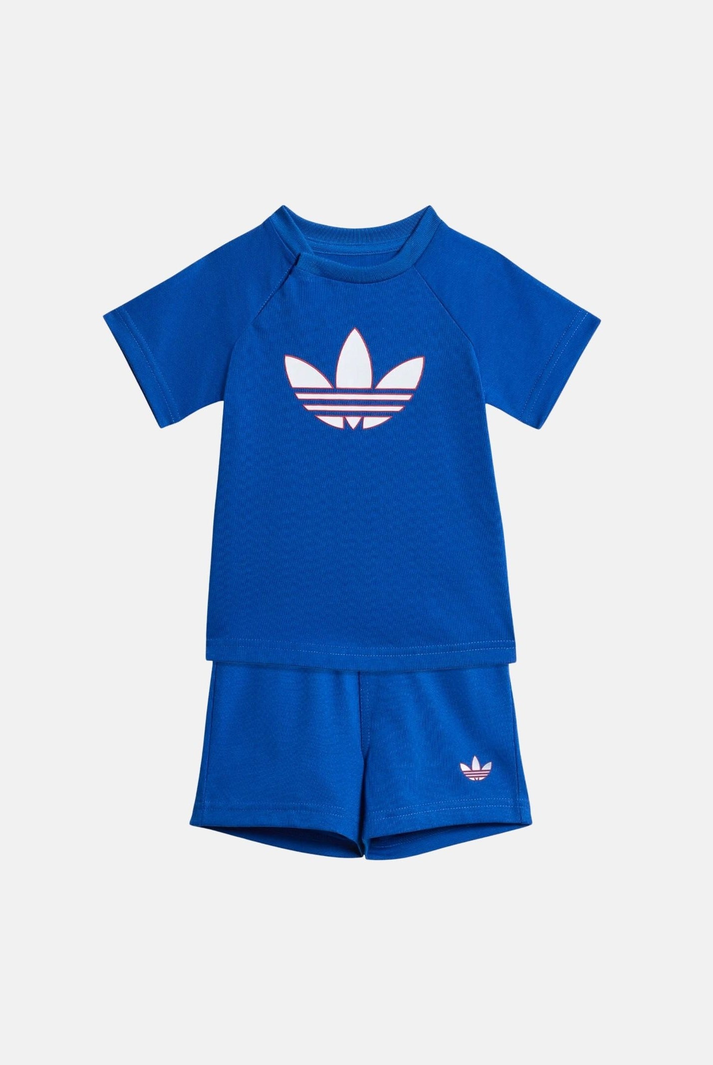 ADIDAS ORIGINALS Completino TREFOIL LOOSE blu da neonato KD1033 . ADIDAS ORIGINALS