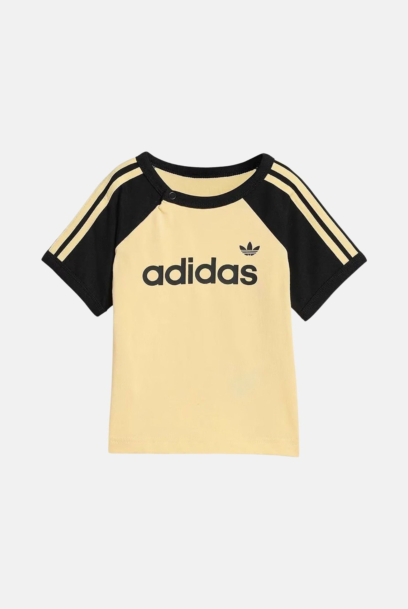 ADIDAS ORIGINALS Completino Sprinter giallo e nero da neonato KD1056 . ADIDAS ORIGINALS