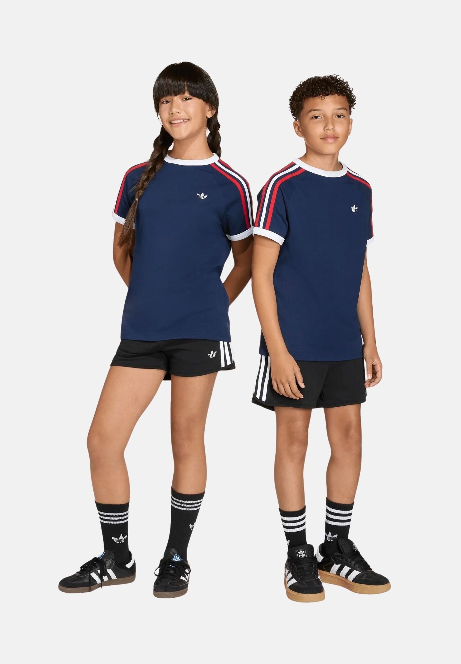 ADIDAS ORIGINALS Shorts sportivo 3-Stripes Sprinter nero per bambino e bambina KD1097 . ADIDAS ORIGINALS