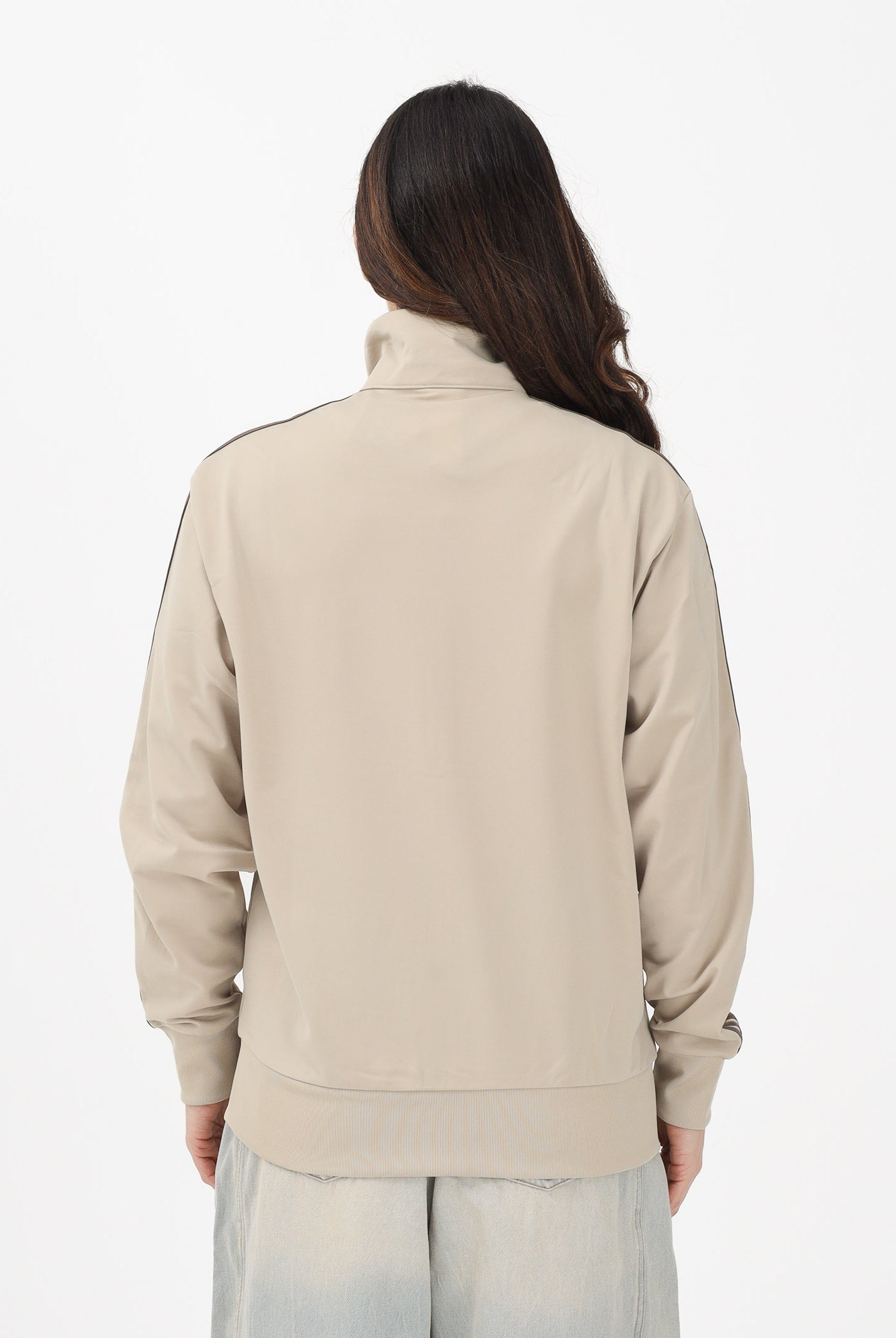 ADIDAS ORIGINALS Felpa con zip FIREBIRD beige da donna KD1327 . ADIDAS ORIGINALS