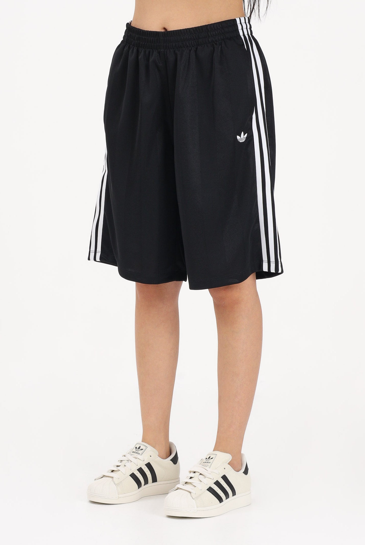 ADIDAS ORIGINALS Shorts sportivo 3 STRIPES JACQUARD JORTS nero da donna KD2911 . ADIDAS ORIGINALS