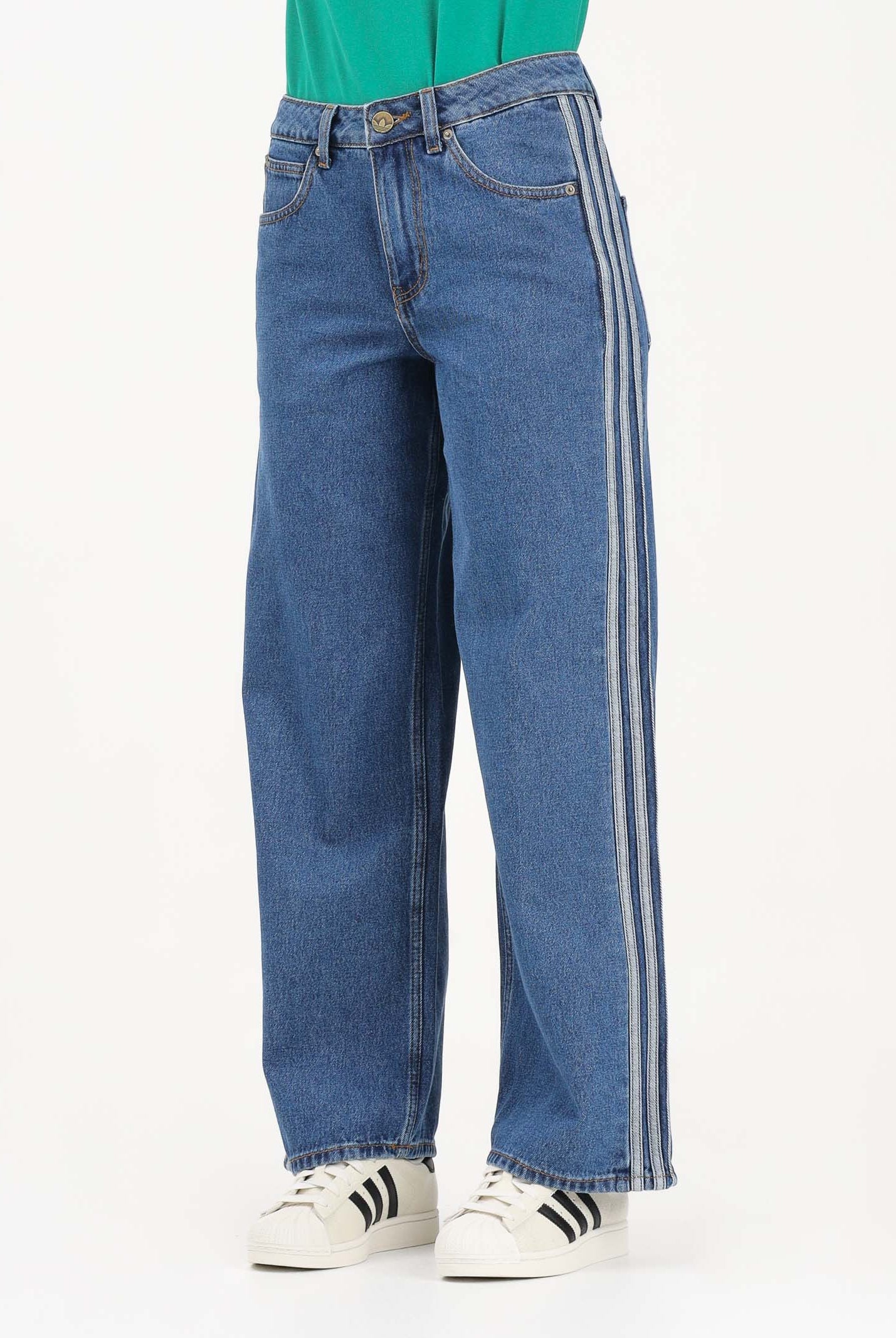 ADIDAS ORIGINALS Jeans FIREBIRD in denim medio da donna KD2935 . ADIDAS ORIGINALS