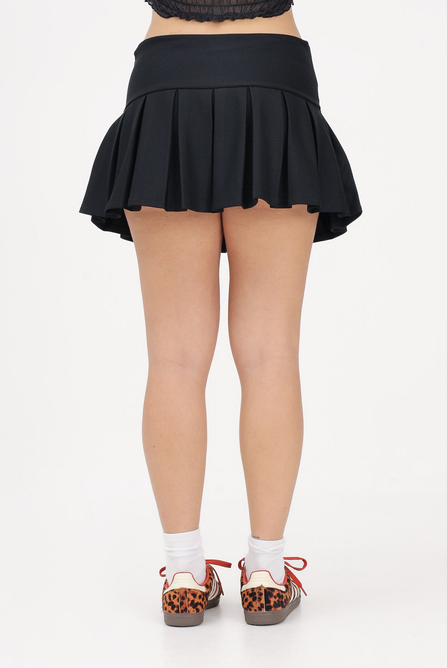 ADIDAS ORIGINALS Gonna corta nera da donna con logo KD2964 . ADIDAS ORIGINALS