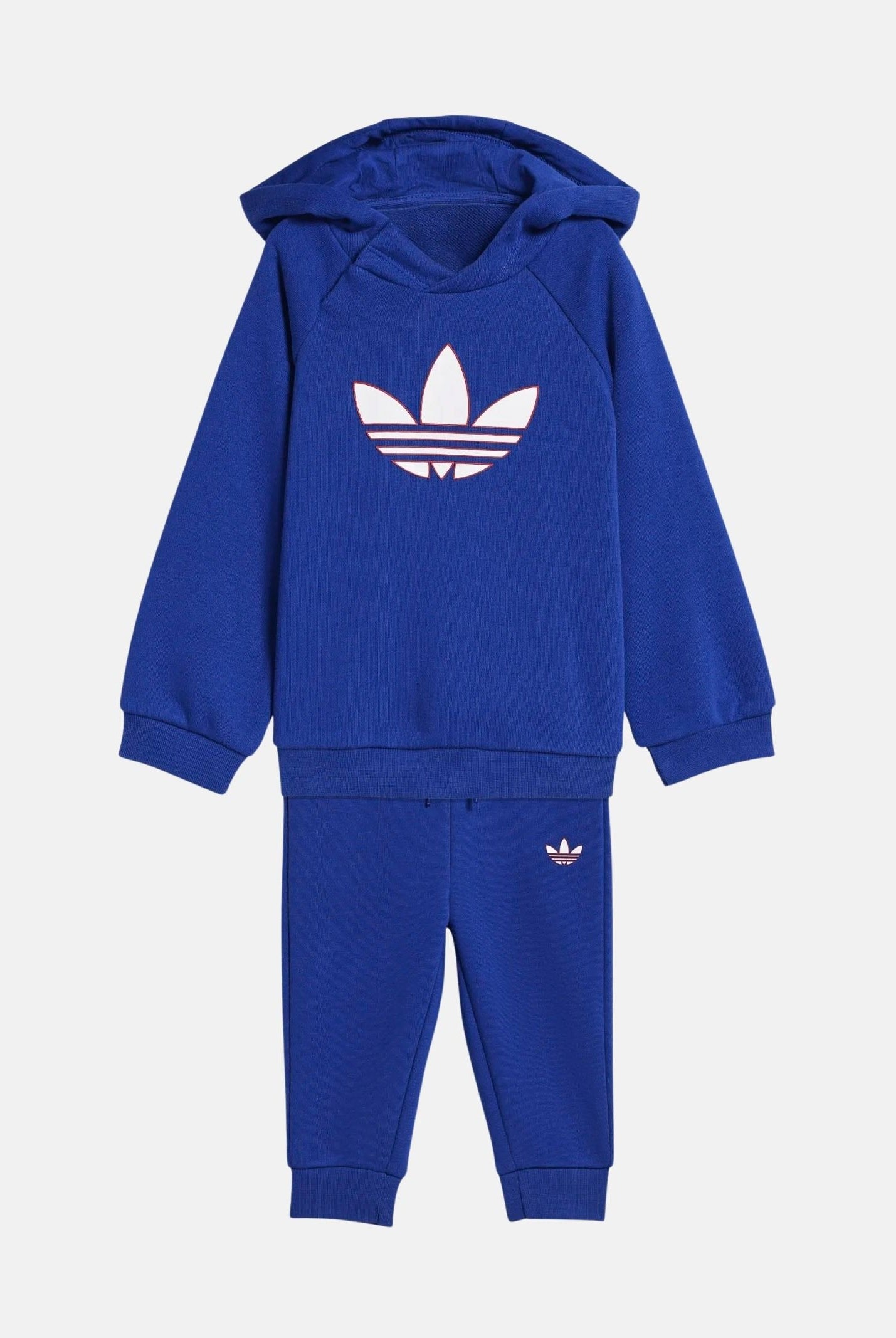 ADIDAS ORIGINALS Tuta GRAPHIC TREFOIL blu da neonato KD3164 . ADIDAS ORIGINALS