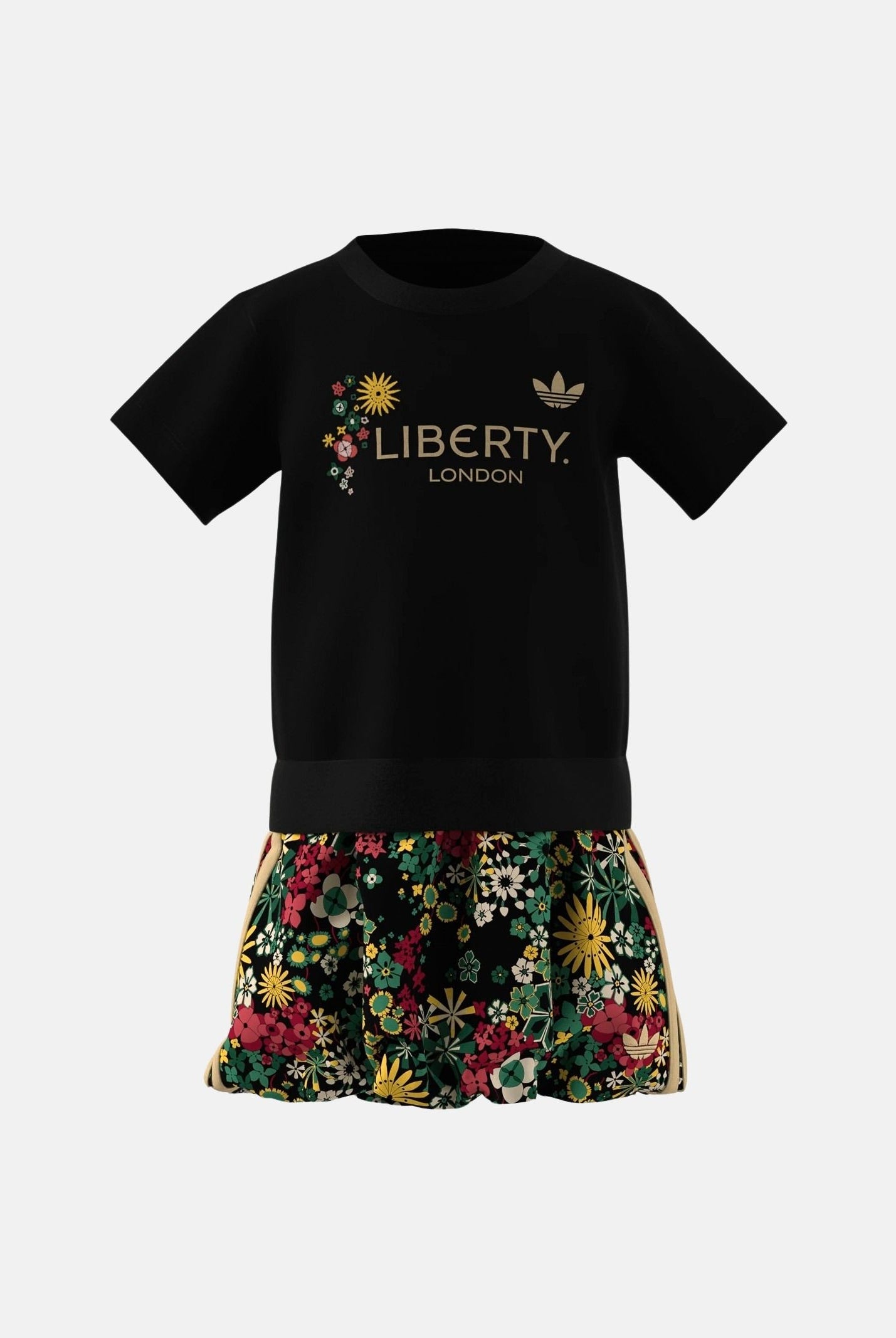 ADIDAS ORIGINALS Completino adidas Originals x Liberty London nero da neonato KD3391 . ADIDAS ORIGINALS