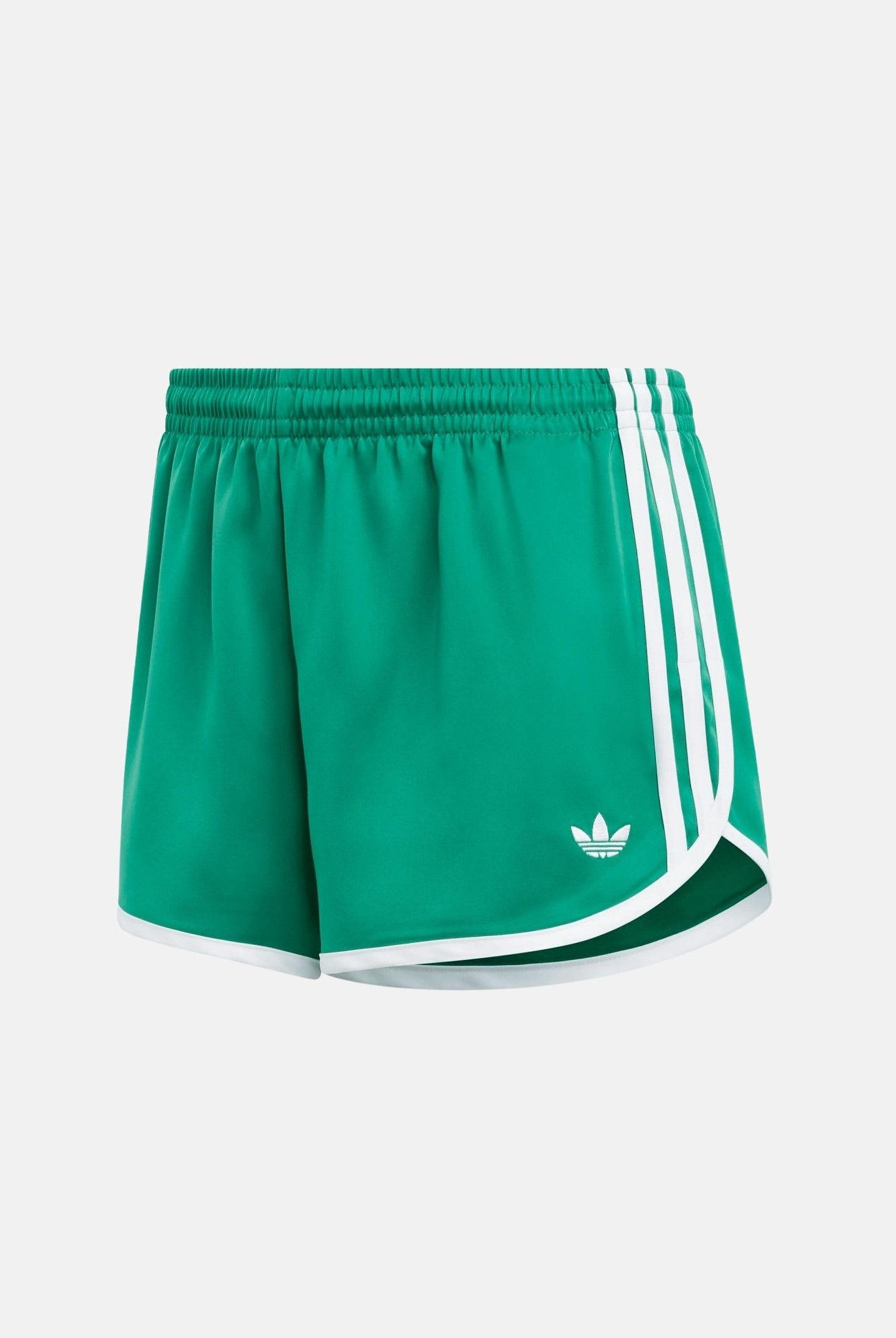 ADIDAS ORIGINALS Shorts sportivo verde da donna con 3-Stripes laterali<BR/> KD3717 . ADIDAS ORIGINALS