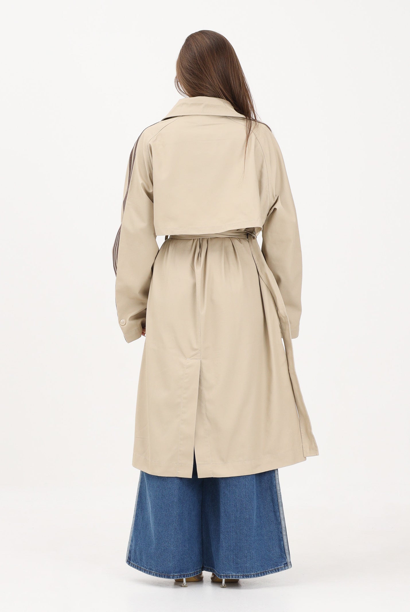 ADIDAS ORIGINALS Trench TWILL beige da donna KD3734 . ADIDAS ORIGINALS
