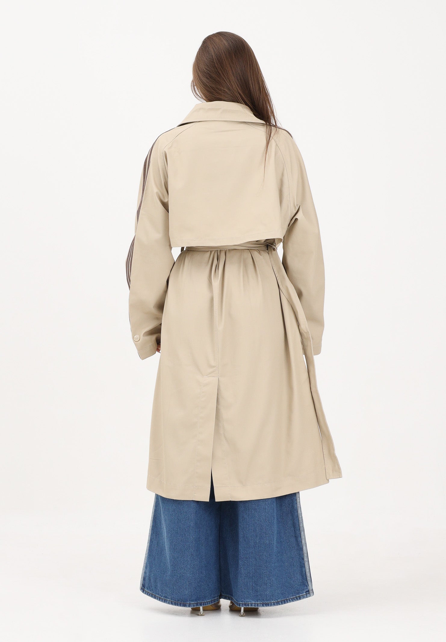 ADIDAS ORIGINALS Trench TWILL beige da donna KD3734 . ADIDAS ORIGINALS
