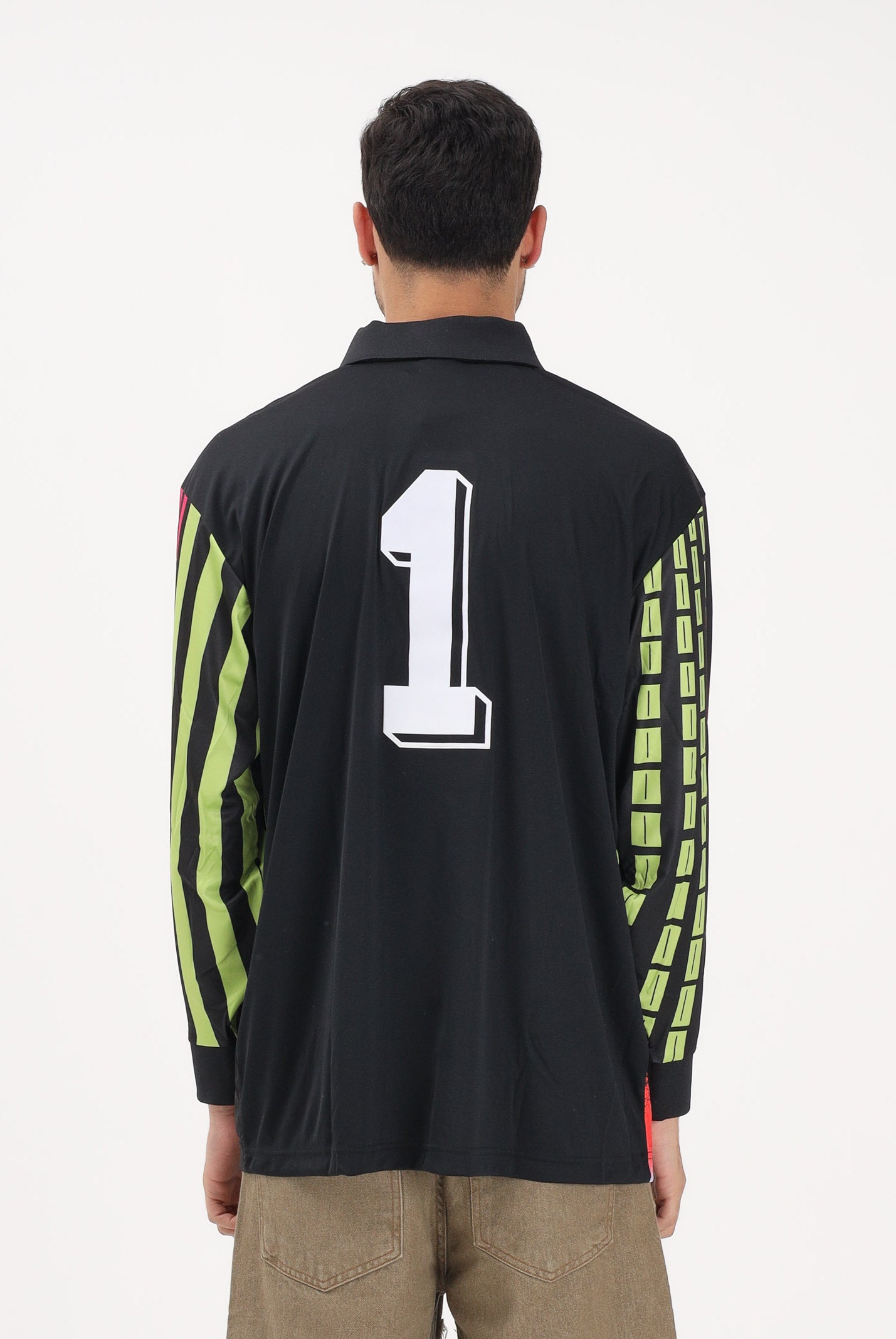 ADIDAS ORIGINALS Polo a manica lunga Archive Loose Goalkeeper Jersey multicolore per uomo e donna KD3816 . ADIDAS ORIGINALS