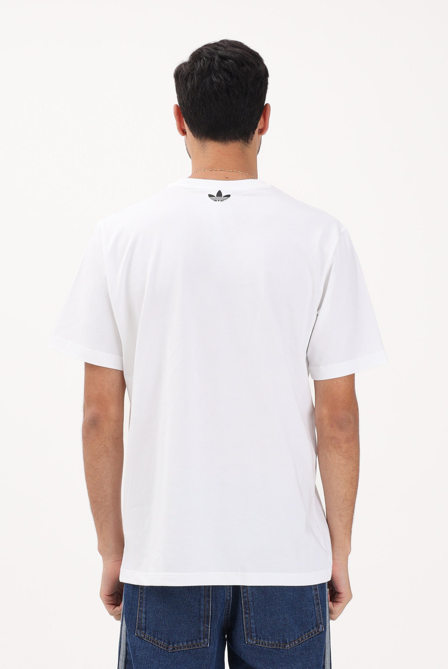 ADIDAS ORIGINALS T-shirt a manica corta Archive Anime Football bianca da uomo KD3826 . ADIDAS ORIGINALS