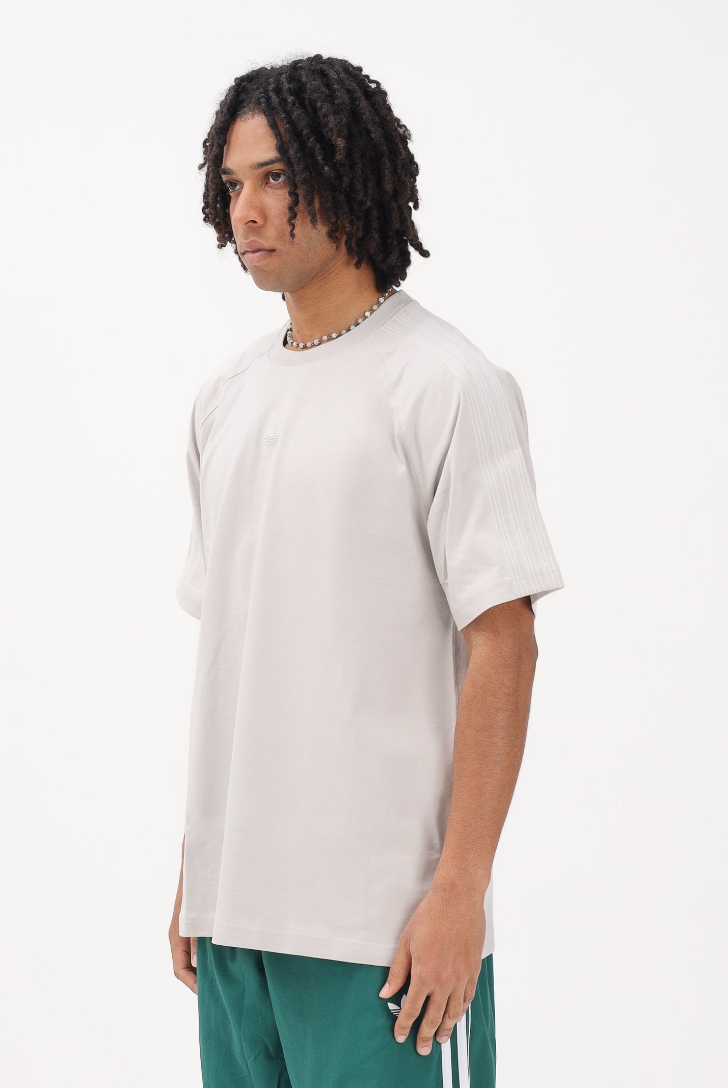 ADIDAS ORIGINALS T-shirt a manica corta Premium Essentials beige da uomo KD3936 . ADIDAS ORIGINALS
