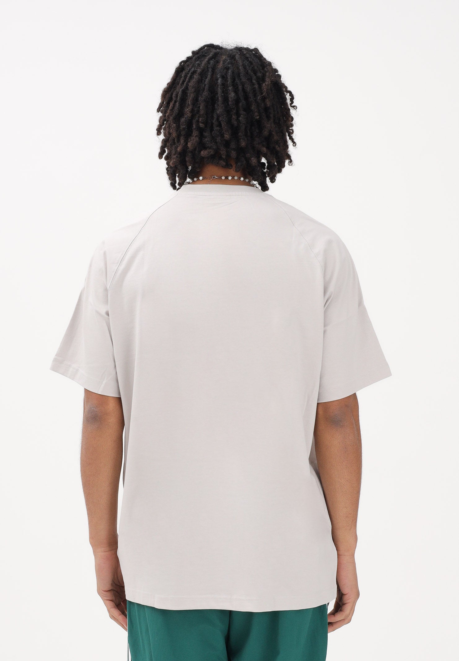 ADIDAS ORIGINALS T-shirt a manica corta Premium Essentials beige da uomo KD3936 . ADIDAS ORIGINALS