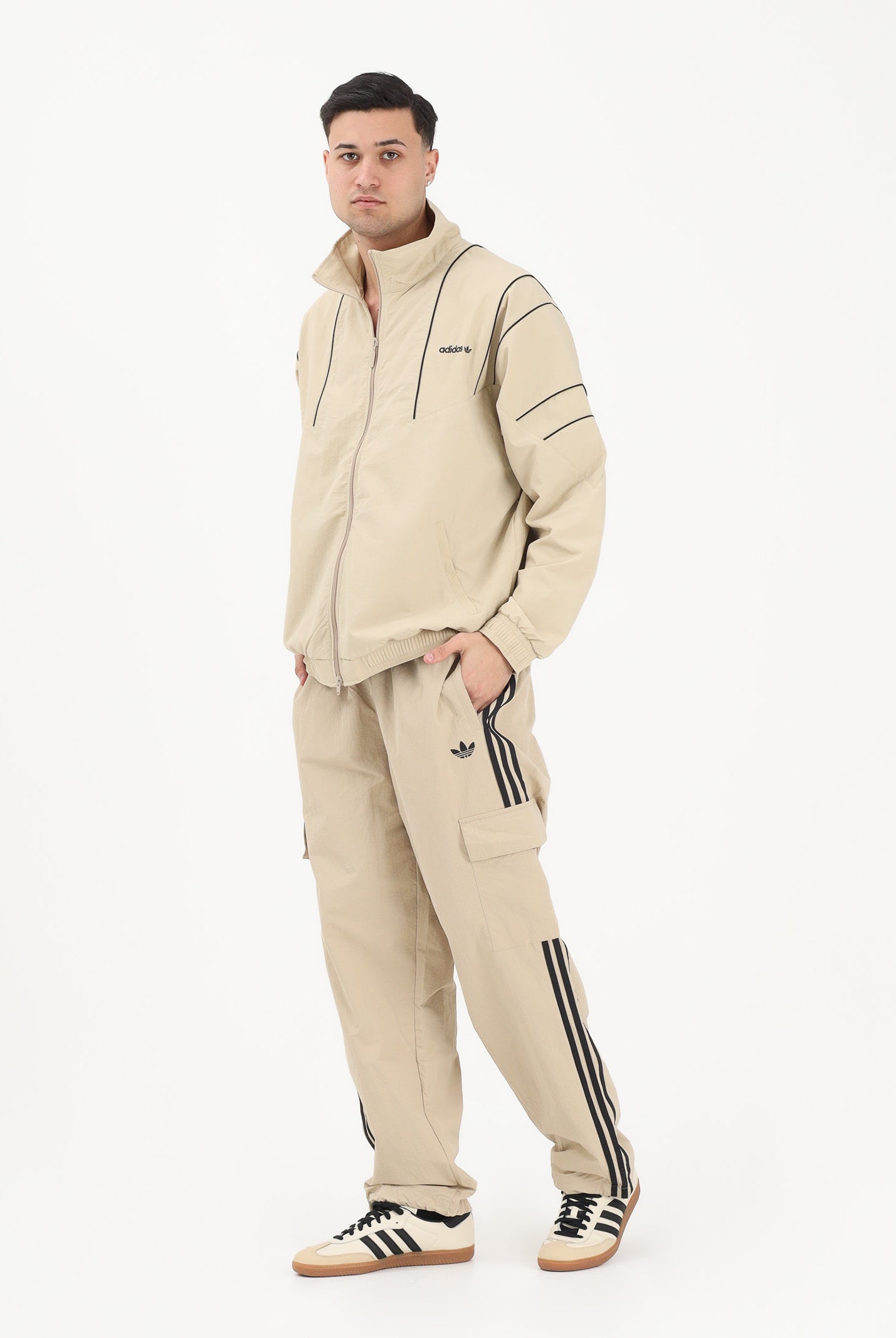 ADIDAS ORIGINALS Pantalone sportivo Cargo Adicolor Classics 3-Stripes beige da uomo KD4098 . ADIDAS ORIGINALS