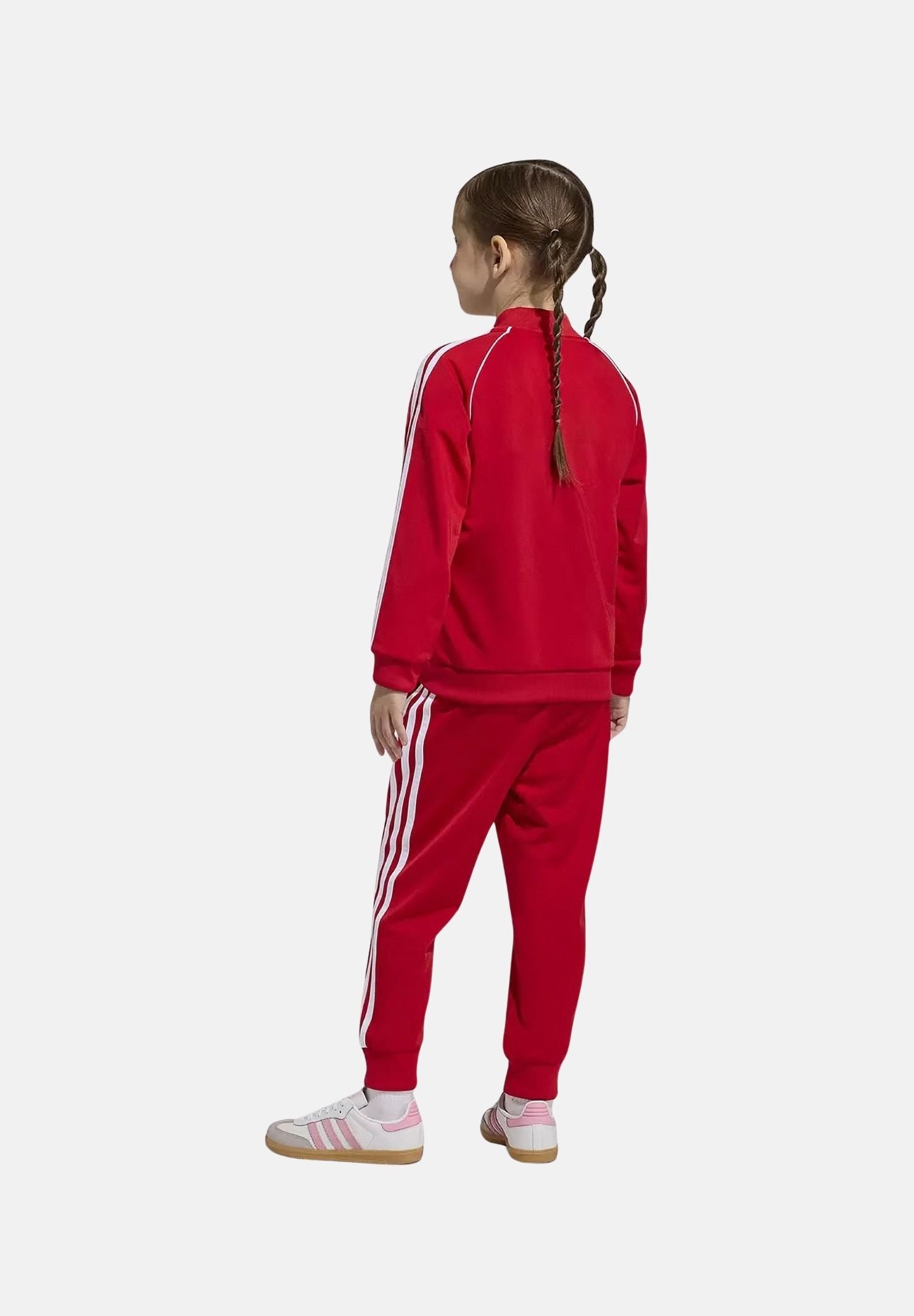 ADIDAS ORIGINALS Tuta SST rossa per bambino e bambina KD5740 . ADIDAS ORIGINALS
