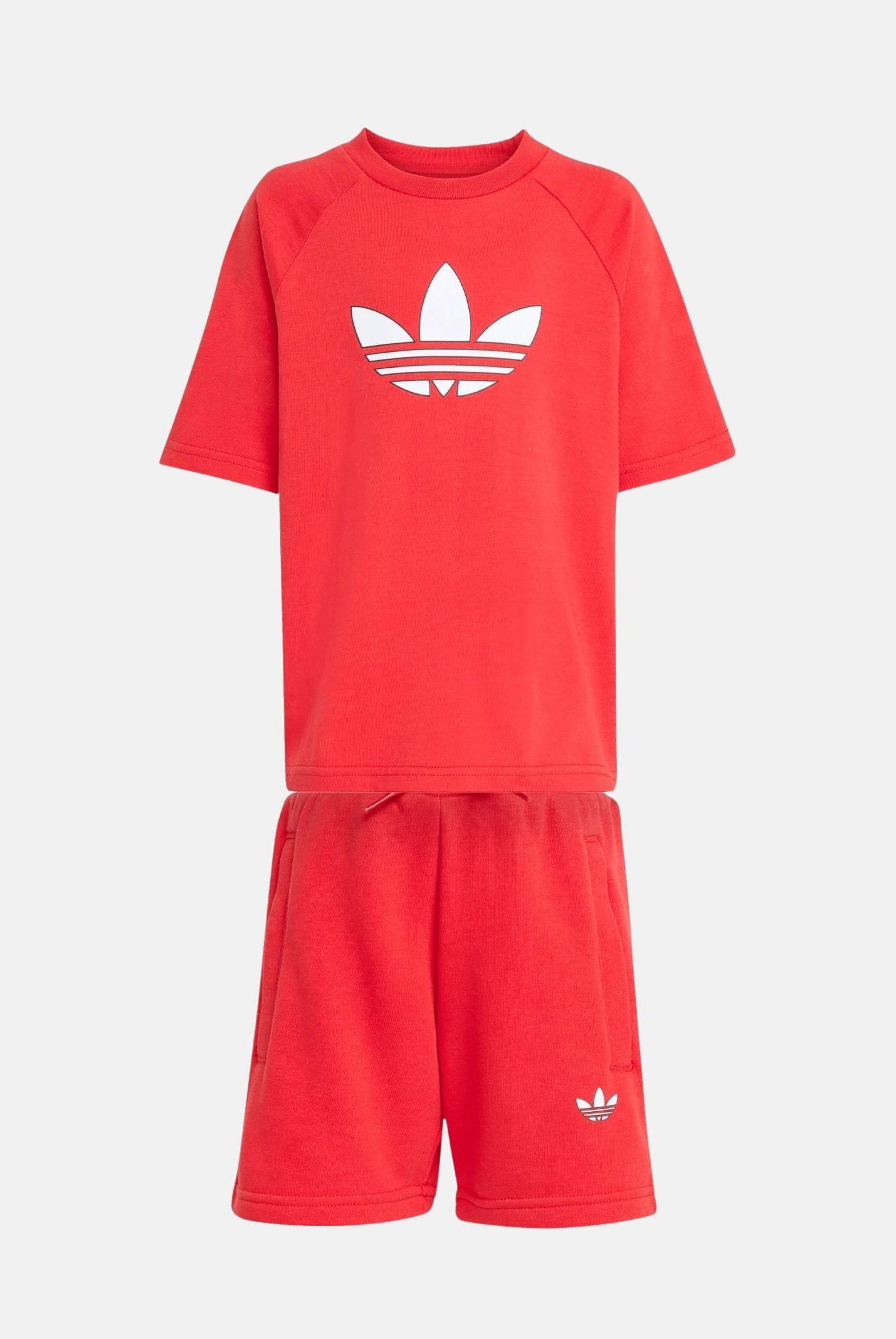 ADIDAS ORIGINALS Completino TREFOIL LOOSE rosso per bambino e bambina KD5762 . ADIDAS ORIGINALS