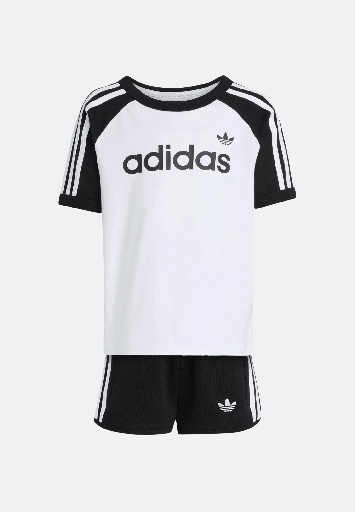 ADIDAS ORIGINALS Completino Sprinter bianco e nero per bambino e bambina KD5777 . ADIDAS ORIGINALS