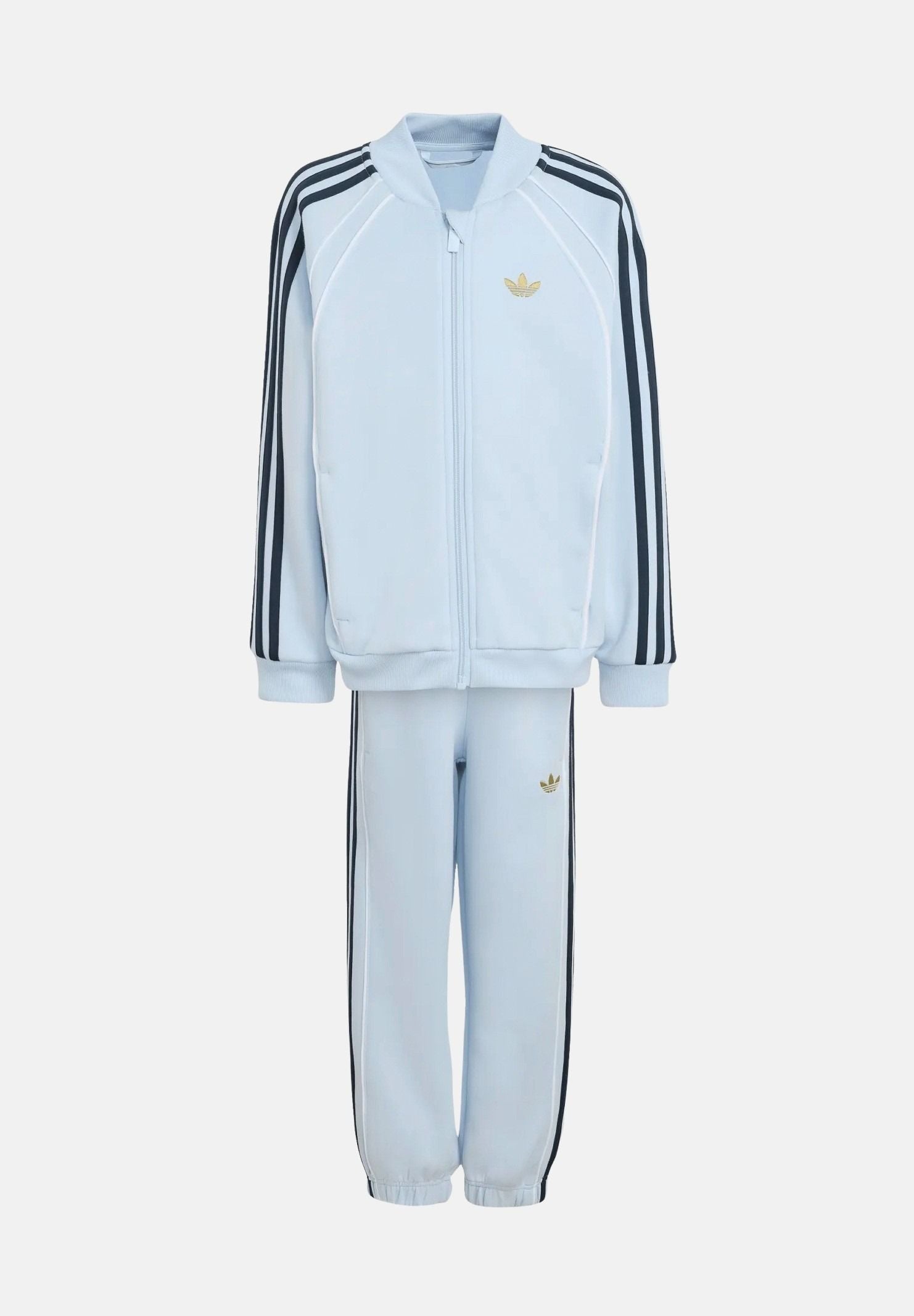 ADIDAS ORIGINALS Tuta LOOSE azzurra per bambino e bambina KD5795 . ADIDAS ORIGINALS