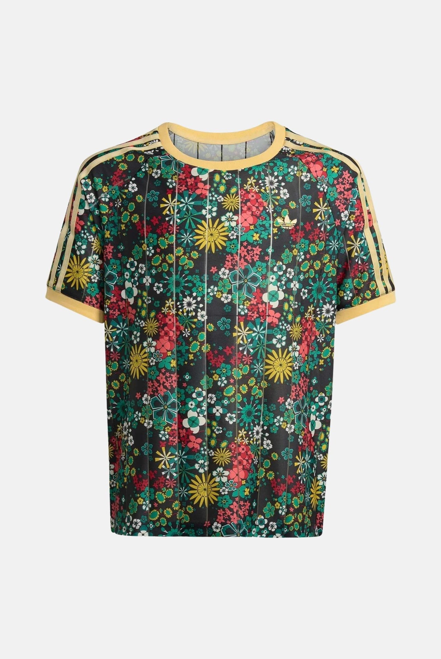 ADIDAS ORIGINALS T-shirt a manica corta adidas Originals x Liberty London nera da bambina KD5949 . ADIDAS ORIGINALS