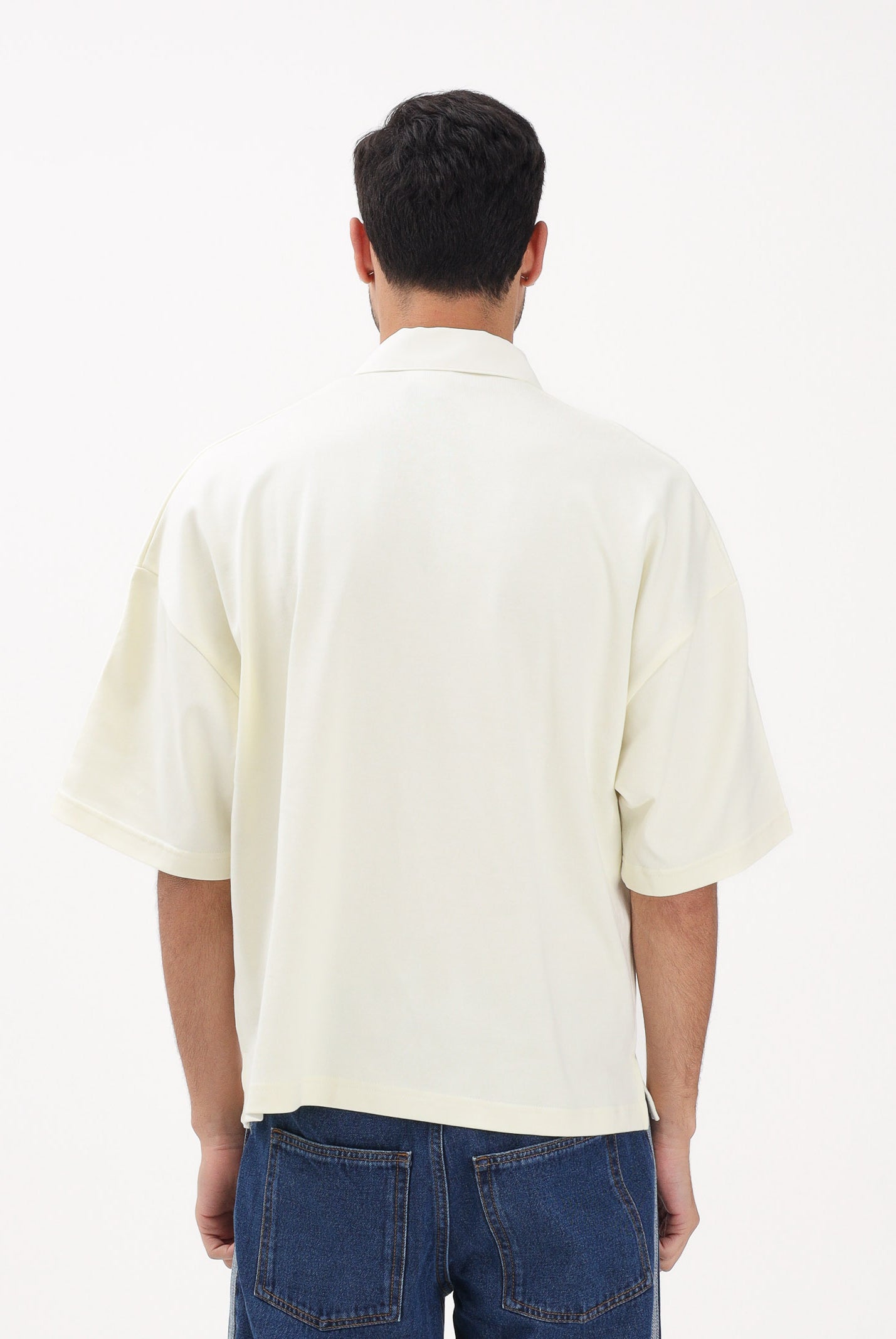ADIDAS ORIGINALS Polo a manica corta Premium Essentials panna da uomo KD6570 . ADIDAS ORIGINALS