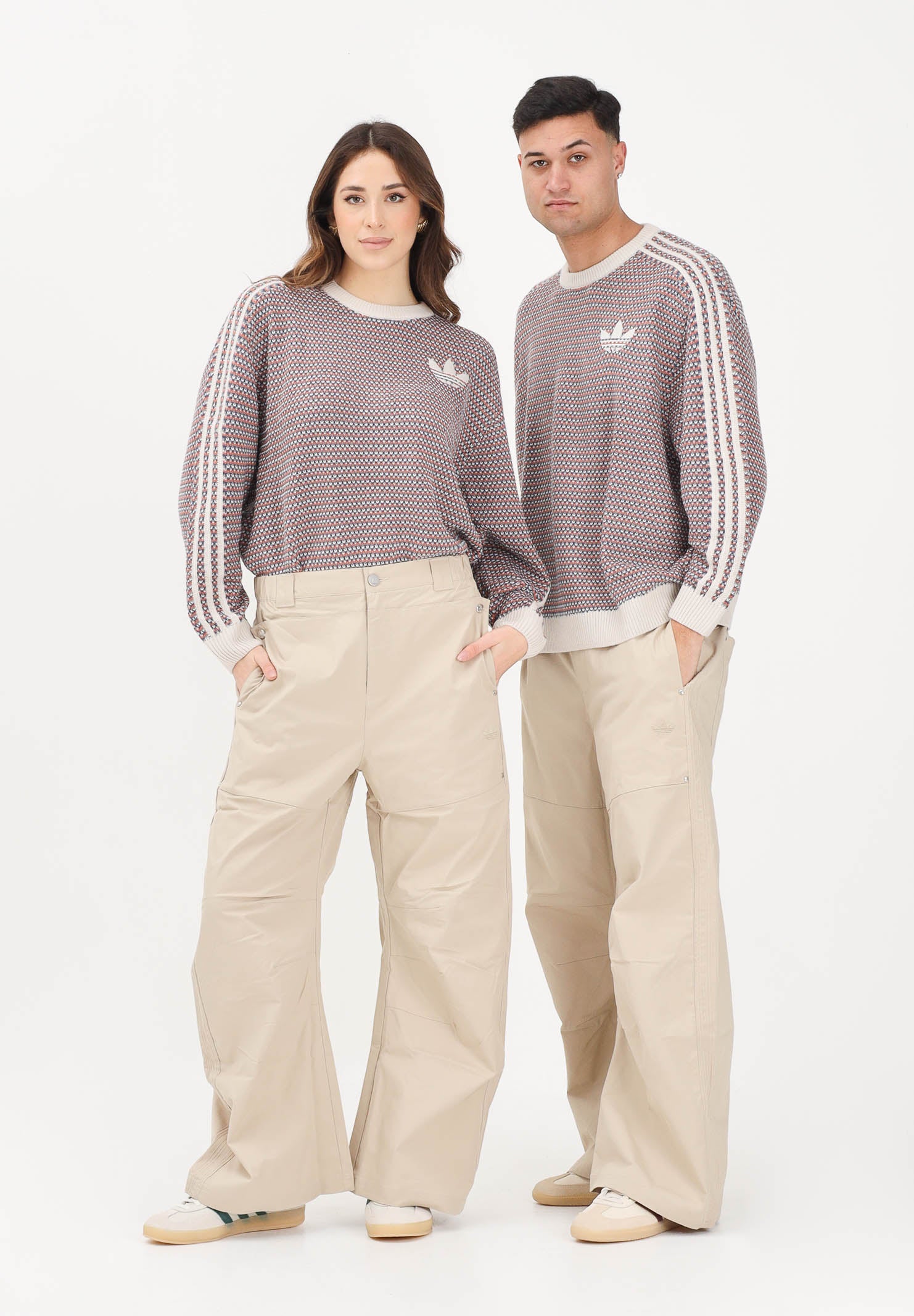 ADIDAS ORIGINALS Pantalone PREMIUM ESSENTIALS beige per uomo e donna KD6572 . ADIDAS ORIGINALS
