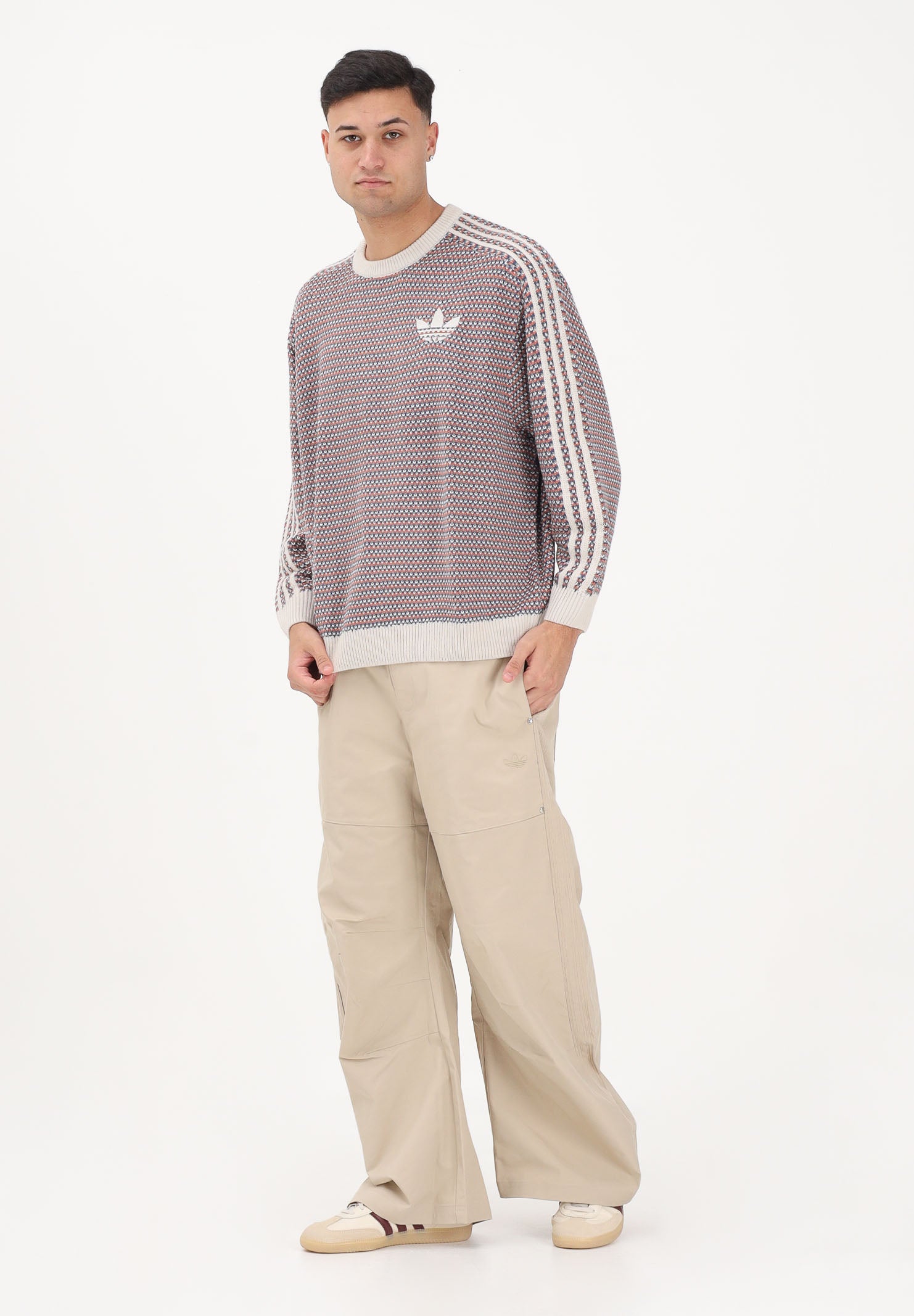 ADIDAS ORIGINALS Pantalone PREMIUM ESSENTIALS beige per uomo e donna KD6572 . ADIDAS ORIGINALS