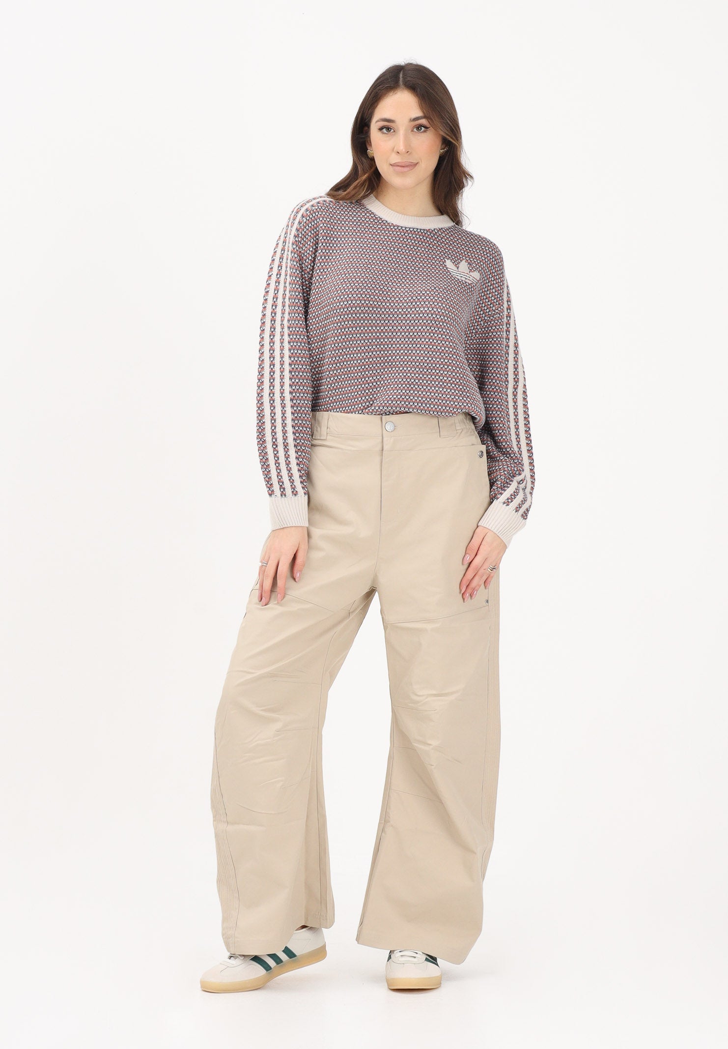 ADIDAS ORIGINALS Pantalone PREMIUM ESSENTIALS beige per uomo e donna KD6572 . ADIDAS ORIGINALS