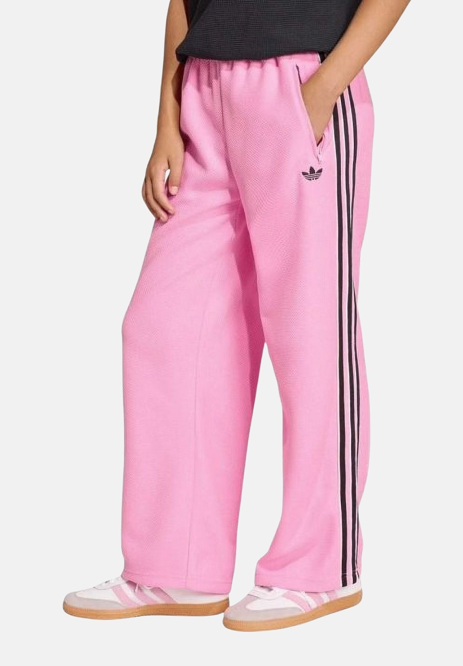 ADIDAS ORIGINALS Pantalone sportivo Firebird Loose Double Knit rosa da bambina KD7826 . ADIDAS ORIGINALS