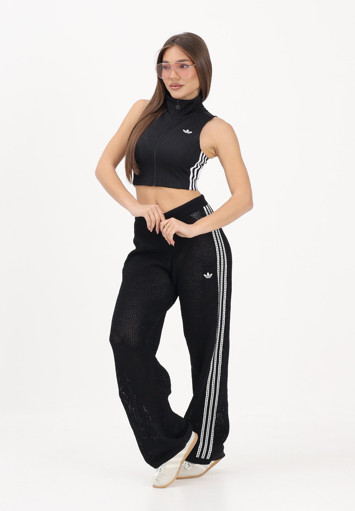 ADIDAS ORIGINALS Top sportivo CLASSIC nero da donna KD7972 . ADIDAS ORIGINALS