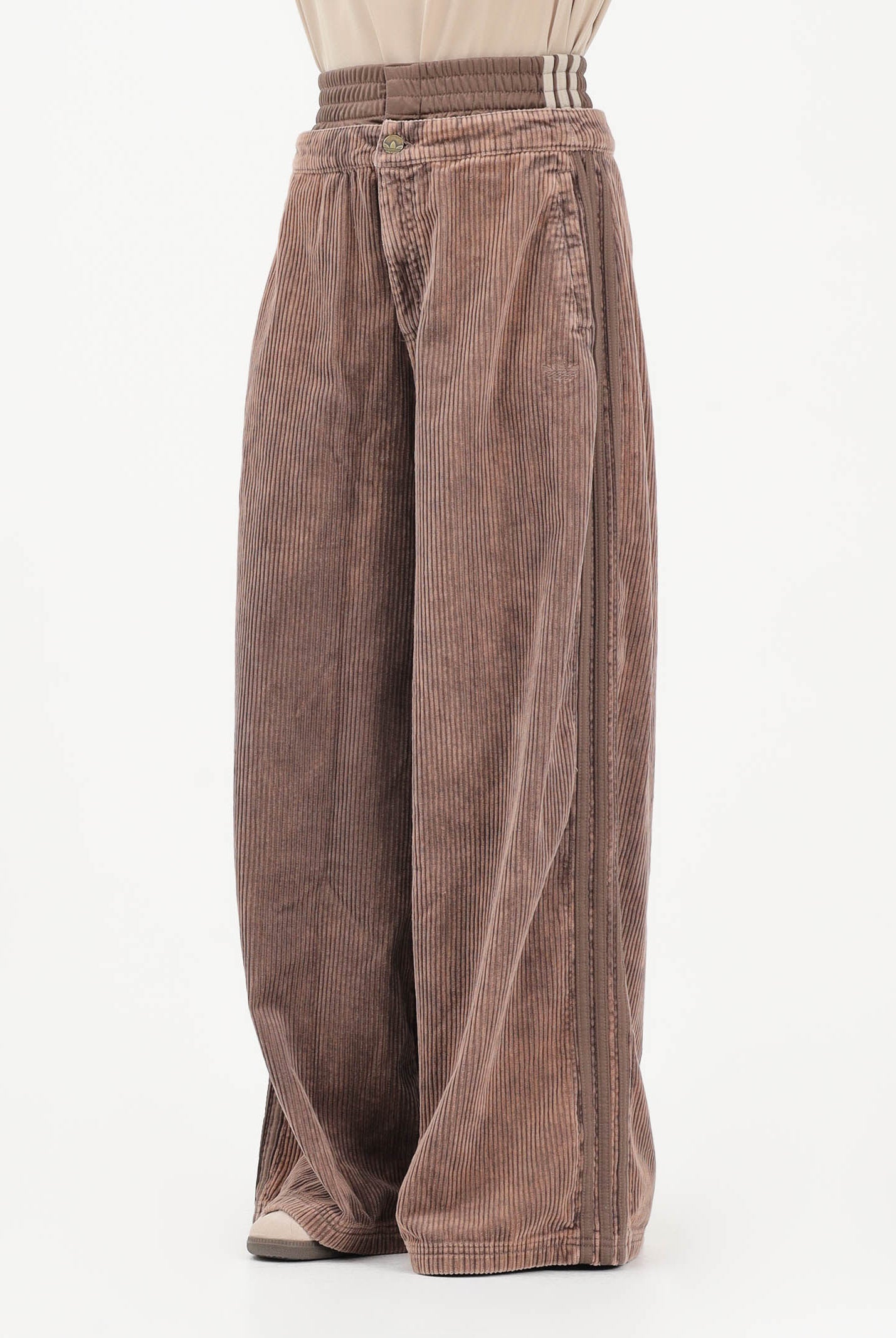 ADIDAS ORIGINALS Pantalone CORDUROY SST OVERSIZED marrone da donna KD8782 . ADIDAS ORIGINALS