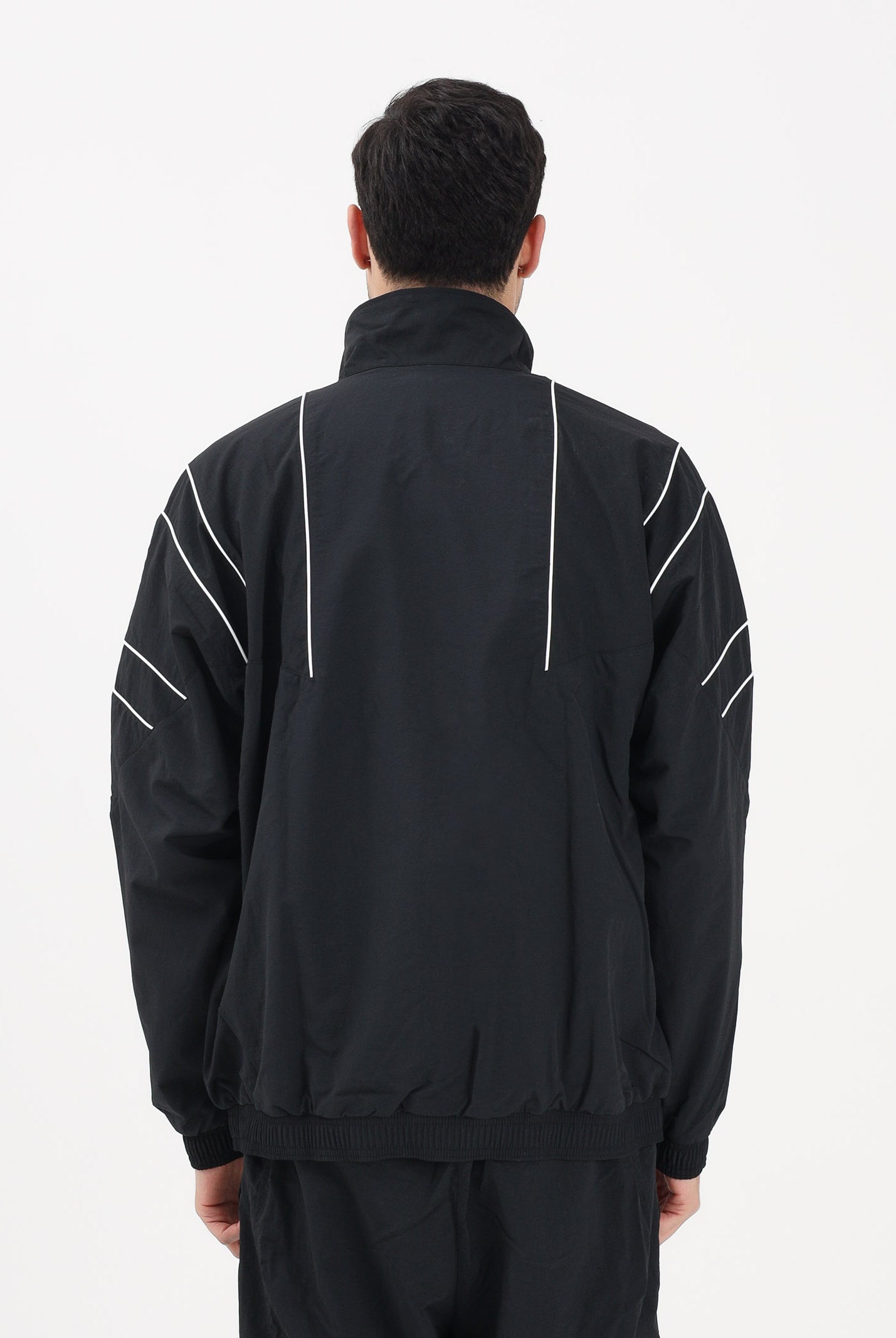 ADIDAS ORIGINALS Giacca a vento CUTLINE nera da uomo KE0096 . ADIDAS ORIGINALS