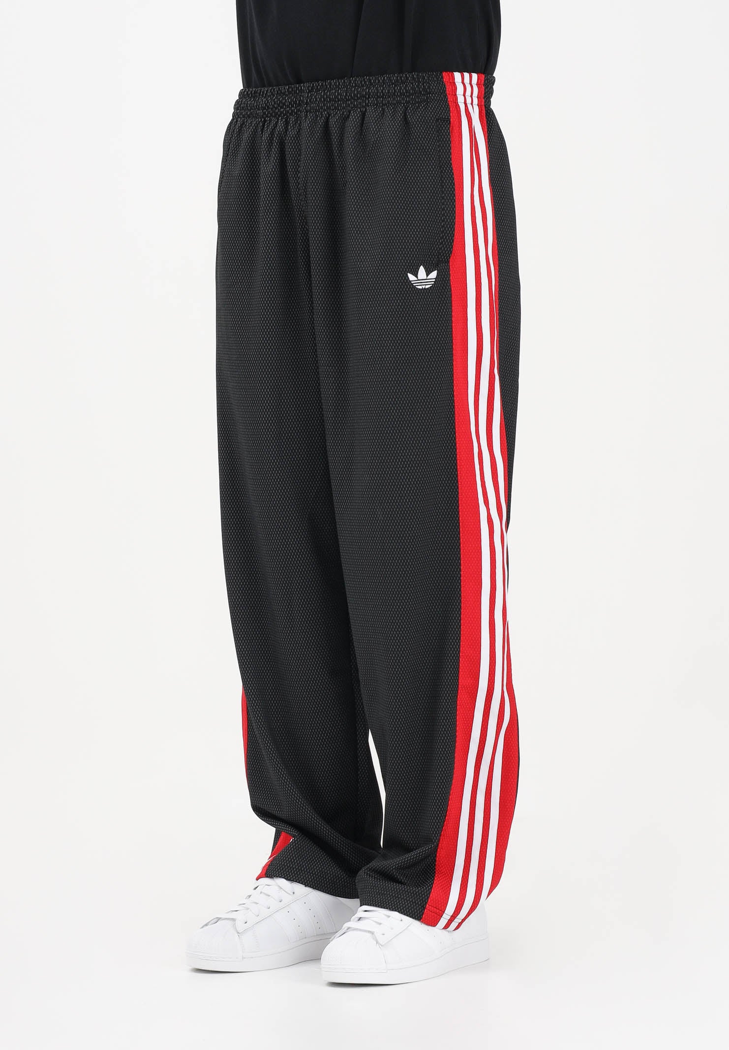 ADIDAS ORIGINALS Pantalone sportivo LOOSE MESH nero da uomo KE0117 . ADIDAS ORIGINALS