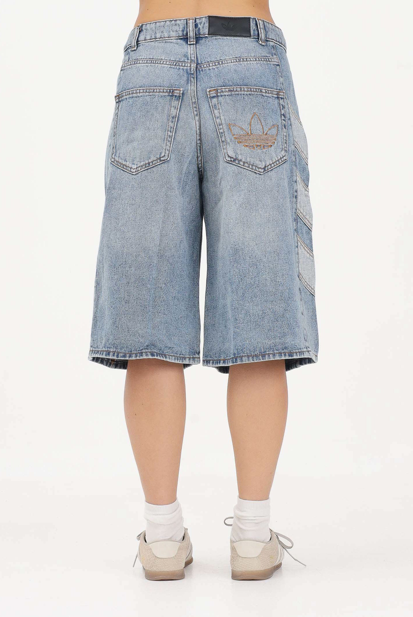 ADIDAS ORIGINALS Bermuda in denim Baggy Denim Shorts azzurro chiaro INDDNM denim chiaro da uomo e da donna KE0133 . ADIDAS ORIGINALS