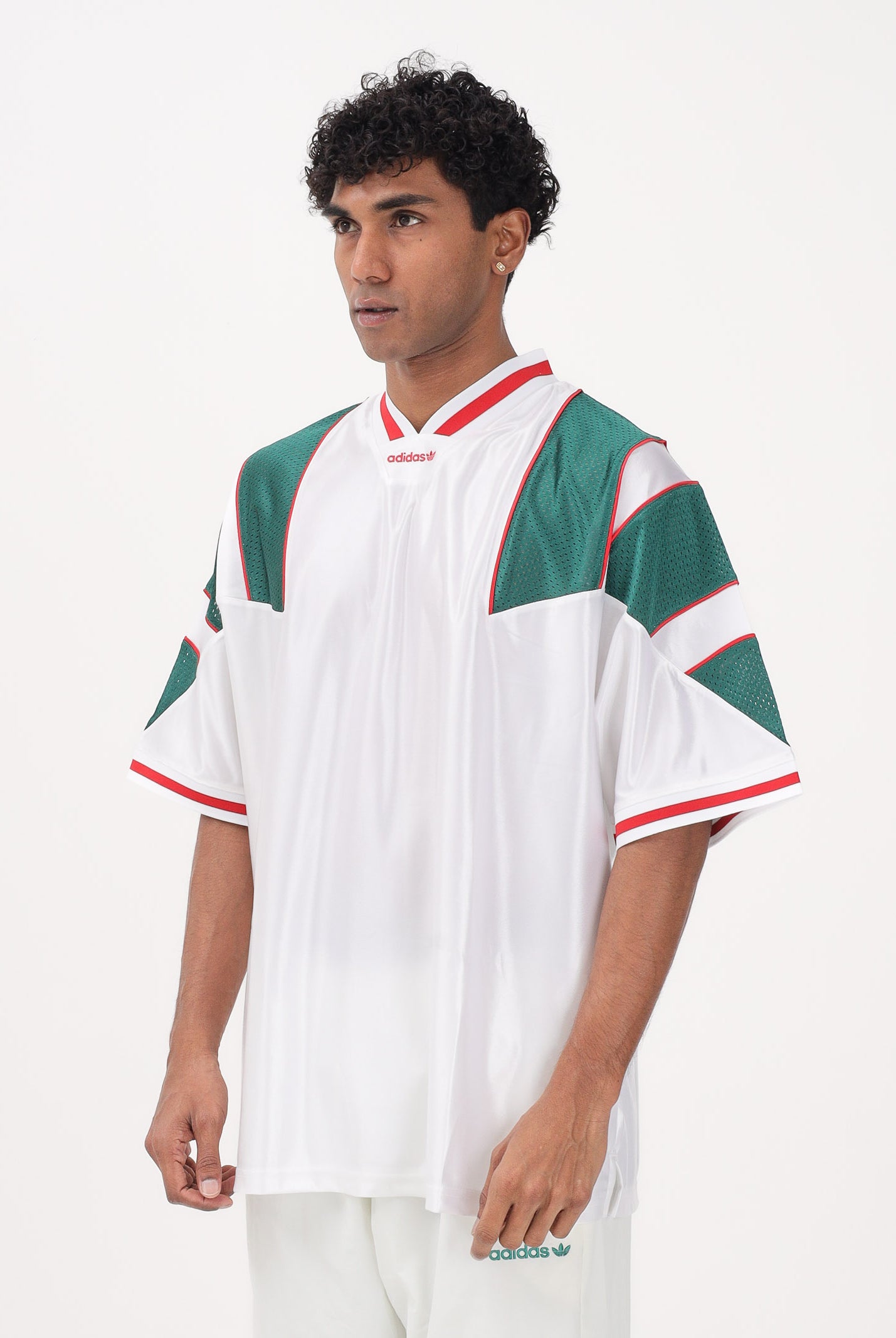 ADIDAS ORIGINALS T-shirt a manica corta PANEL bianca da uomo KE0156 . ADIDAS ORIGINALS