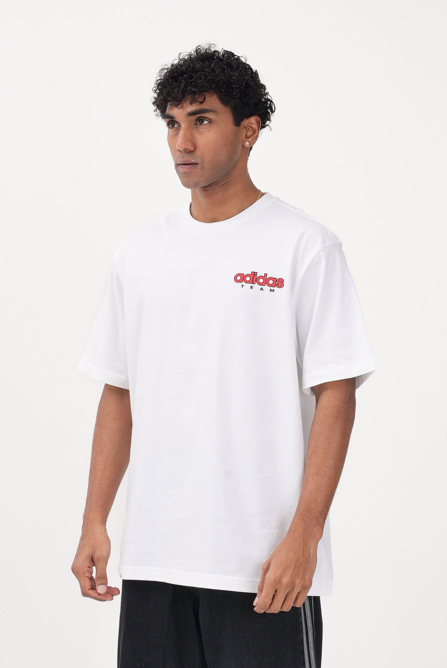 ADIDAS ORIGINALS T-shirt a manica corta GFX bianca da uomo KE0160 . ADIDAS ORIGINALS