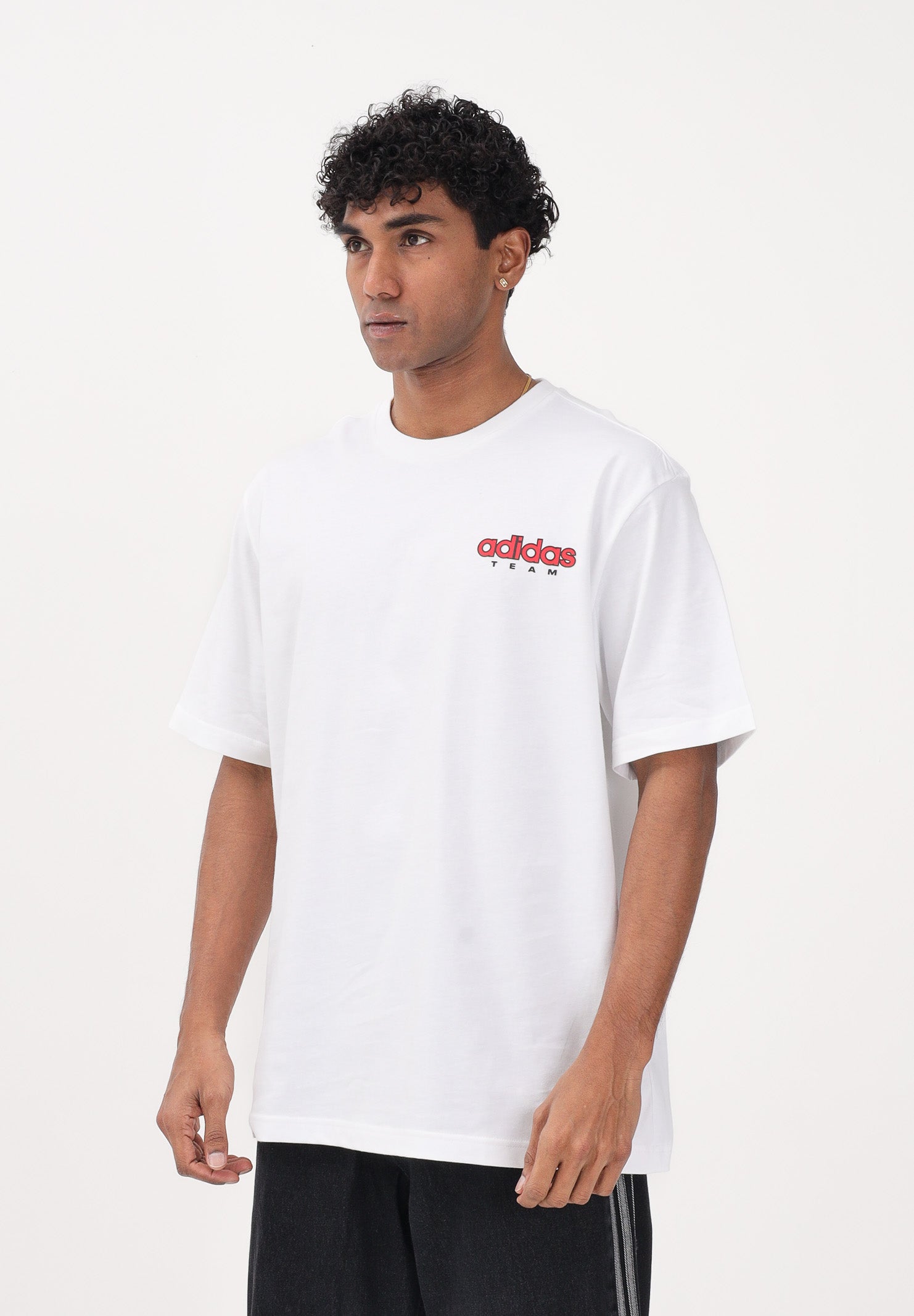 ADIDAS ORIGINALS T-shirt a manica corta GFX bianca da uomo KE0160 . ADIDAS ORIGINALS