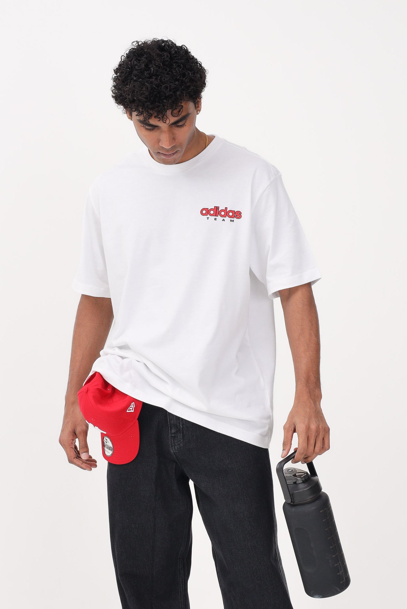 ADIDAS ORIGINALS T-shirt a manica corta GFX bianca da uomo KE0160 . ADIDAS ORIGINALS